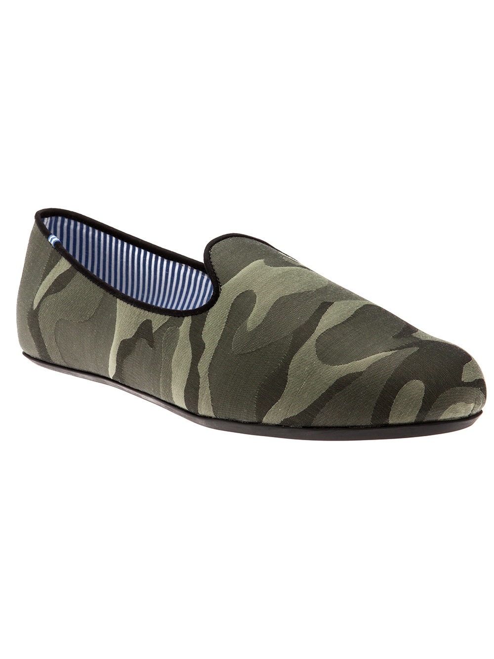Charles Philip Shanghai Camo Loafer in Green for Men (camo) | Lyst