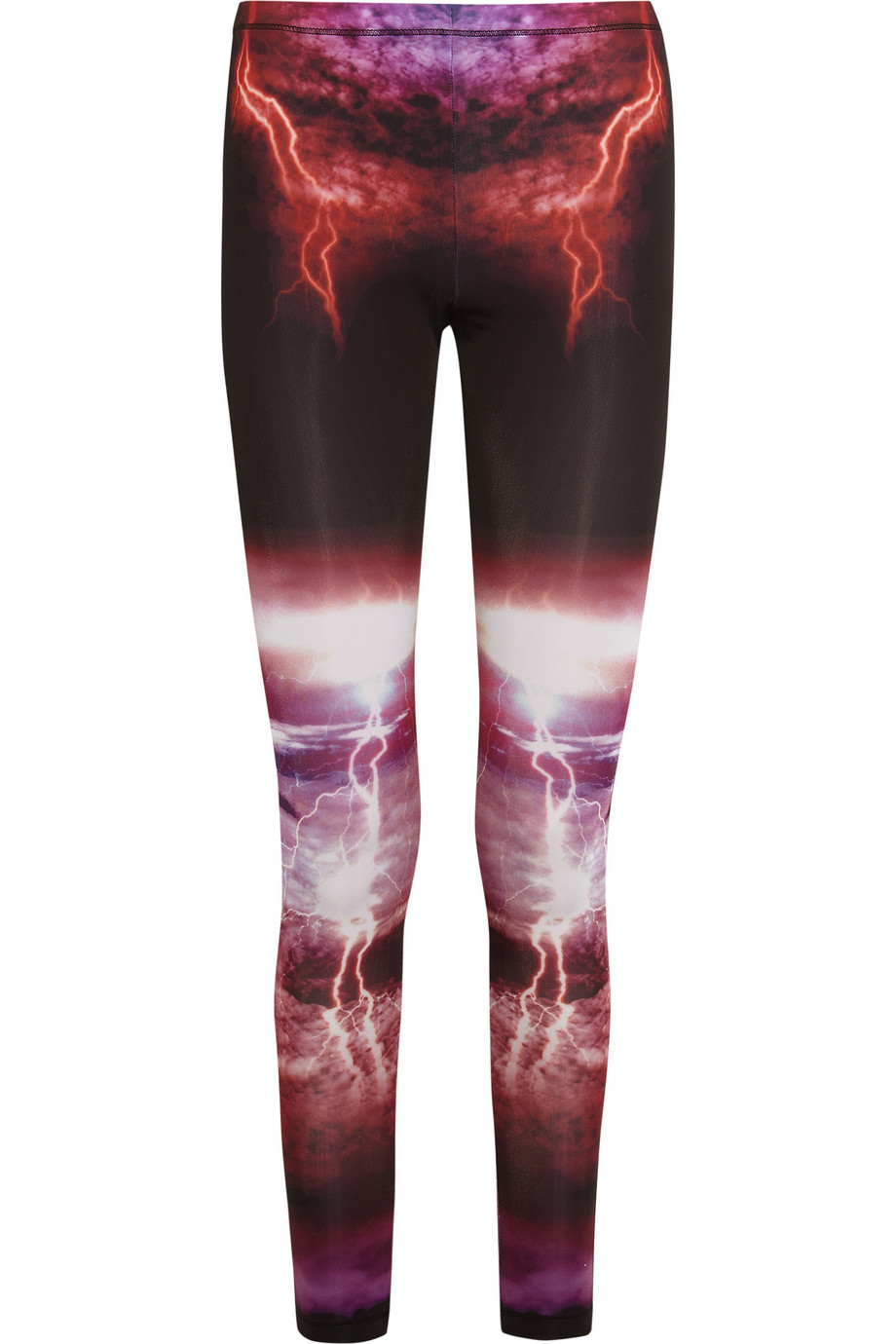 lightning print trousers