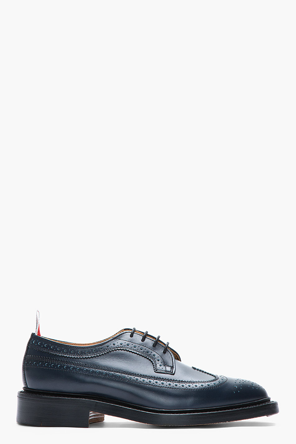 mens navy brogues