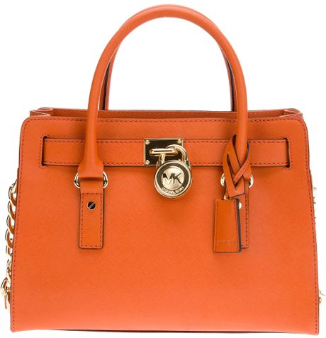 Michael Kors Tote Bag in Orange | Lyst