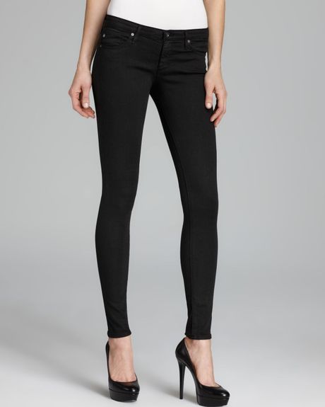 Ag Adriano Goldschmied Jeans The Absolute Legging in Super Black in ...