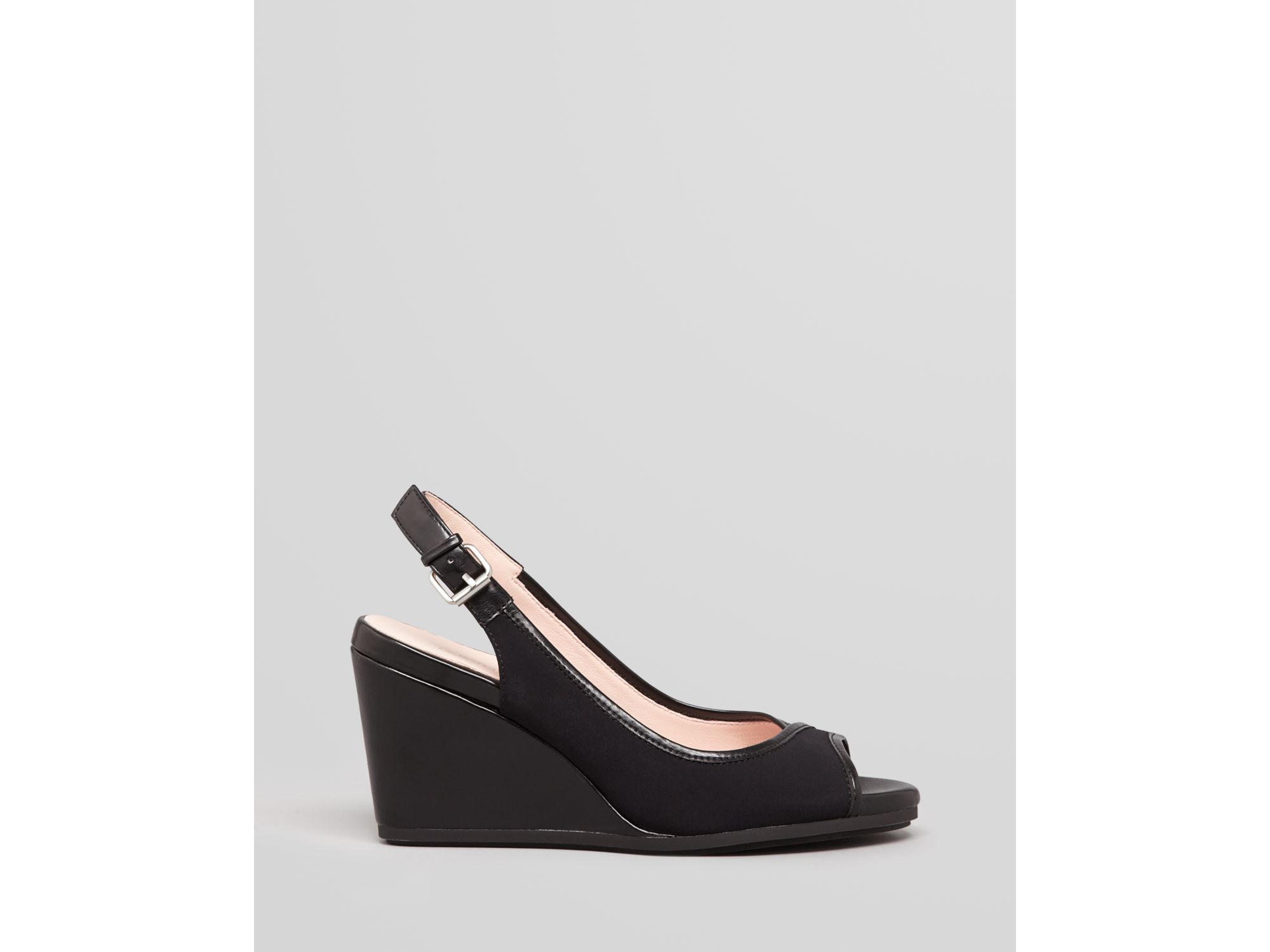 wedge pumps open toe