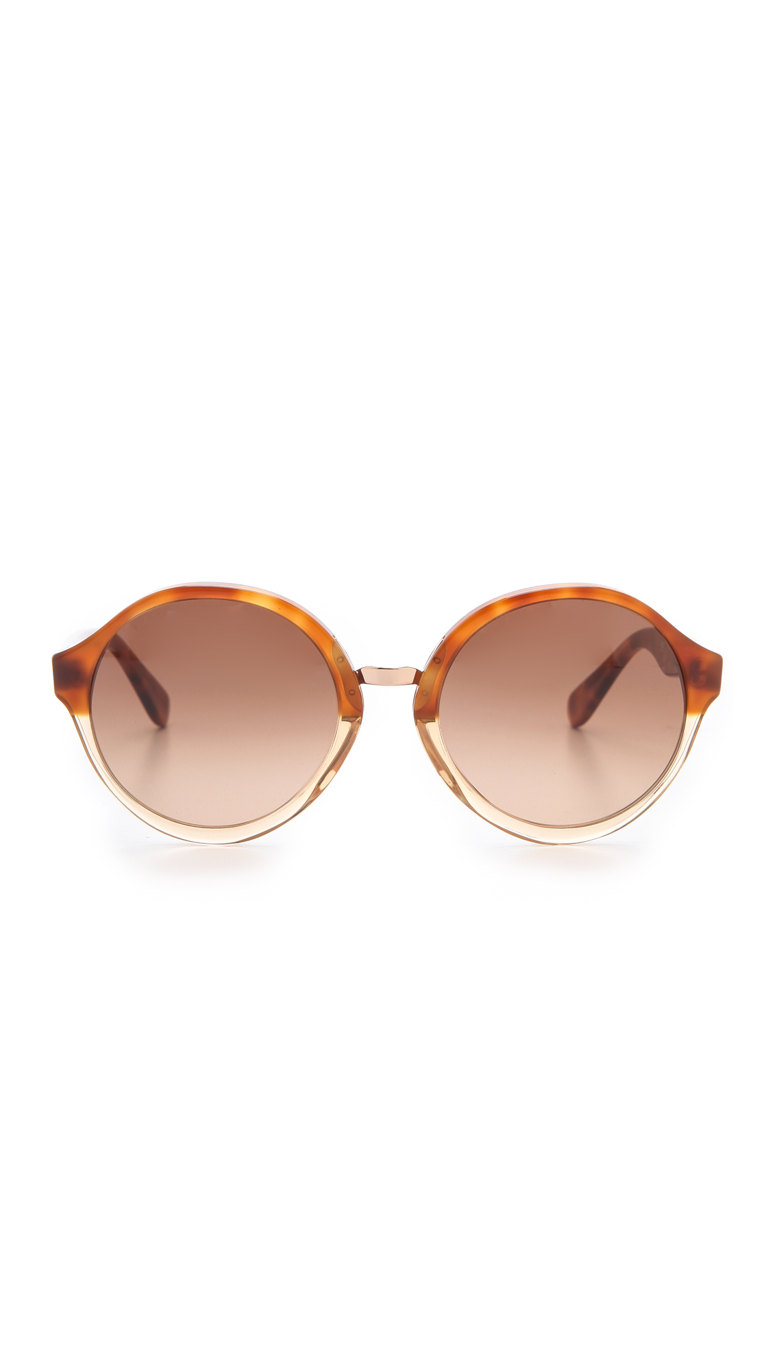 A.p.c. X Retro-super-future Sunglasses in Brown | Lyst