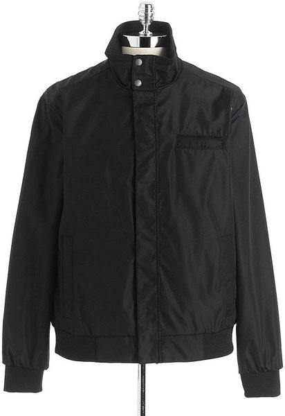 Calvin Klein Wind and Water Resistant Jacket in Black for Men - Lyst