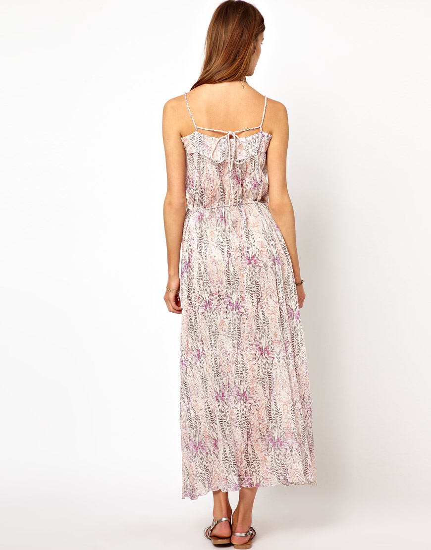 Lyst - Zadig & Voltaire Zadig and Voltaire Printed Cotton Voile Maxi ...