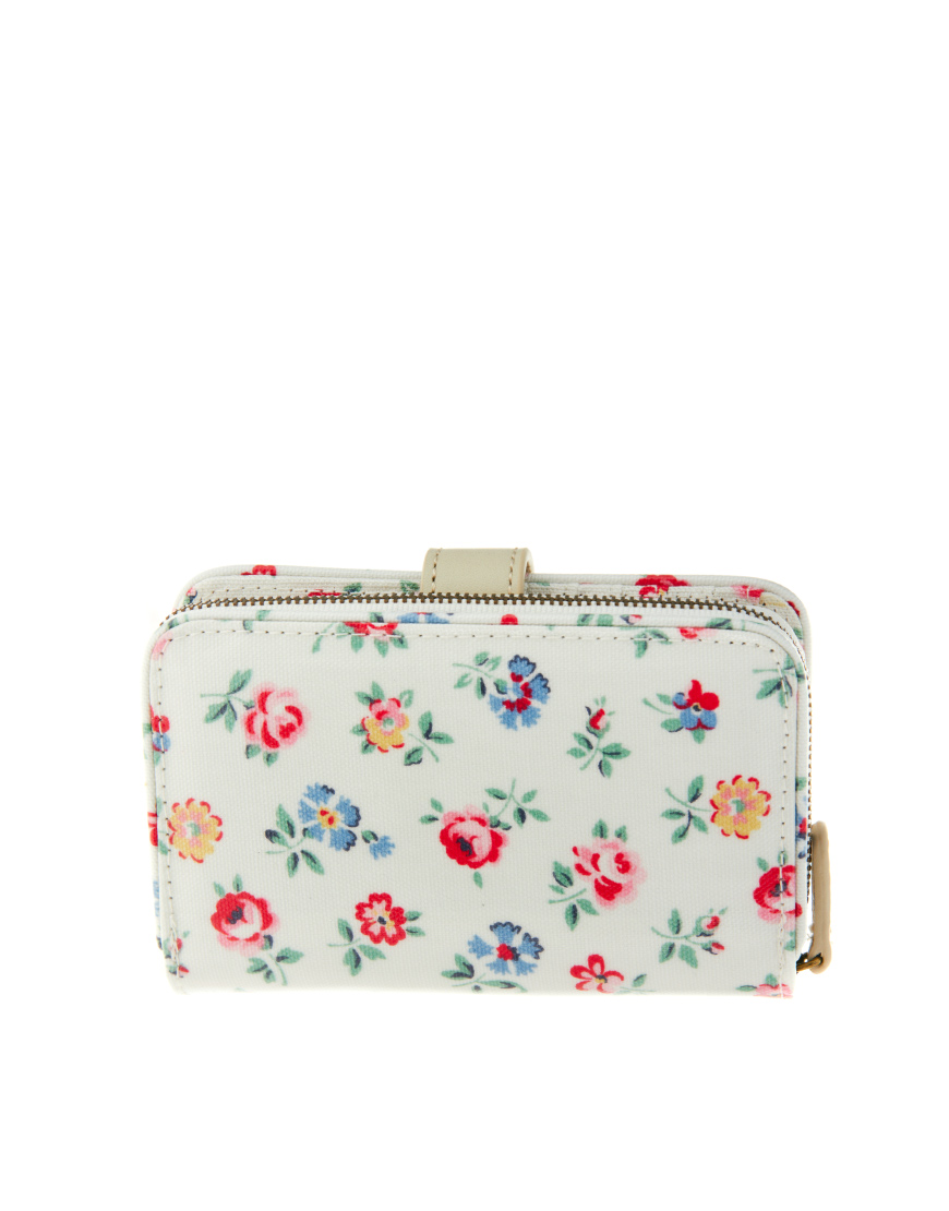 Lyst - Cath Kidston Folded Zip Wallet in Natural