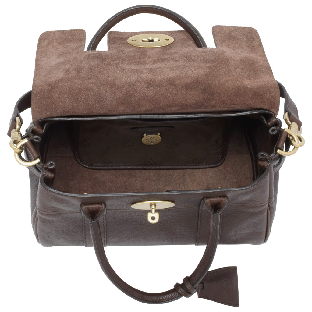 Lyst Mulberry Small Bayswater Satchel In Black