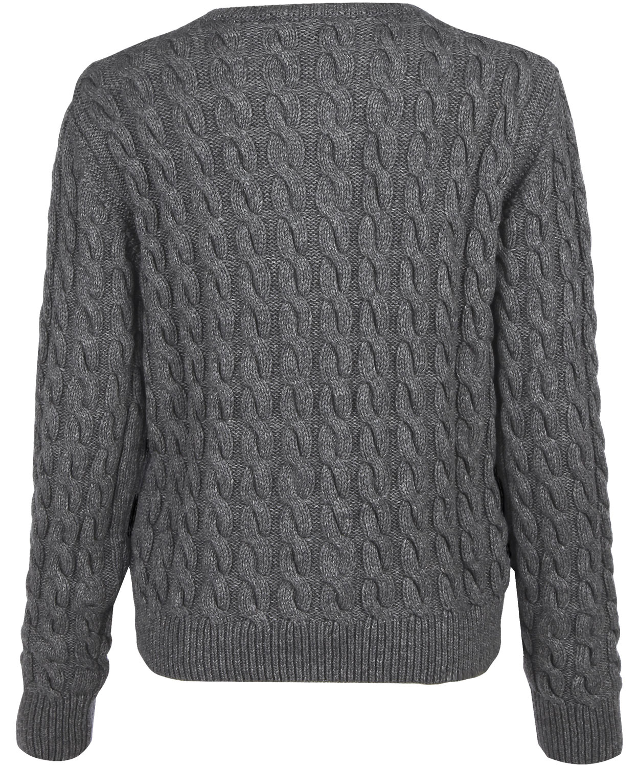 Lyst - A.P.C. Grey Cable Knit Cardigan in Gray