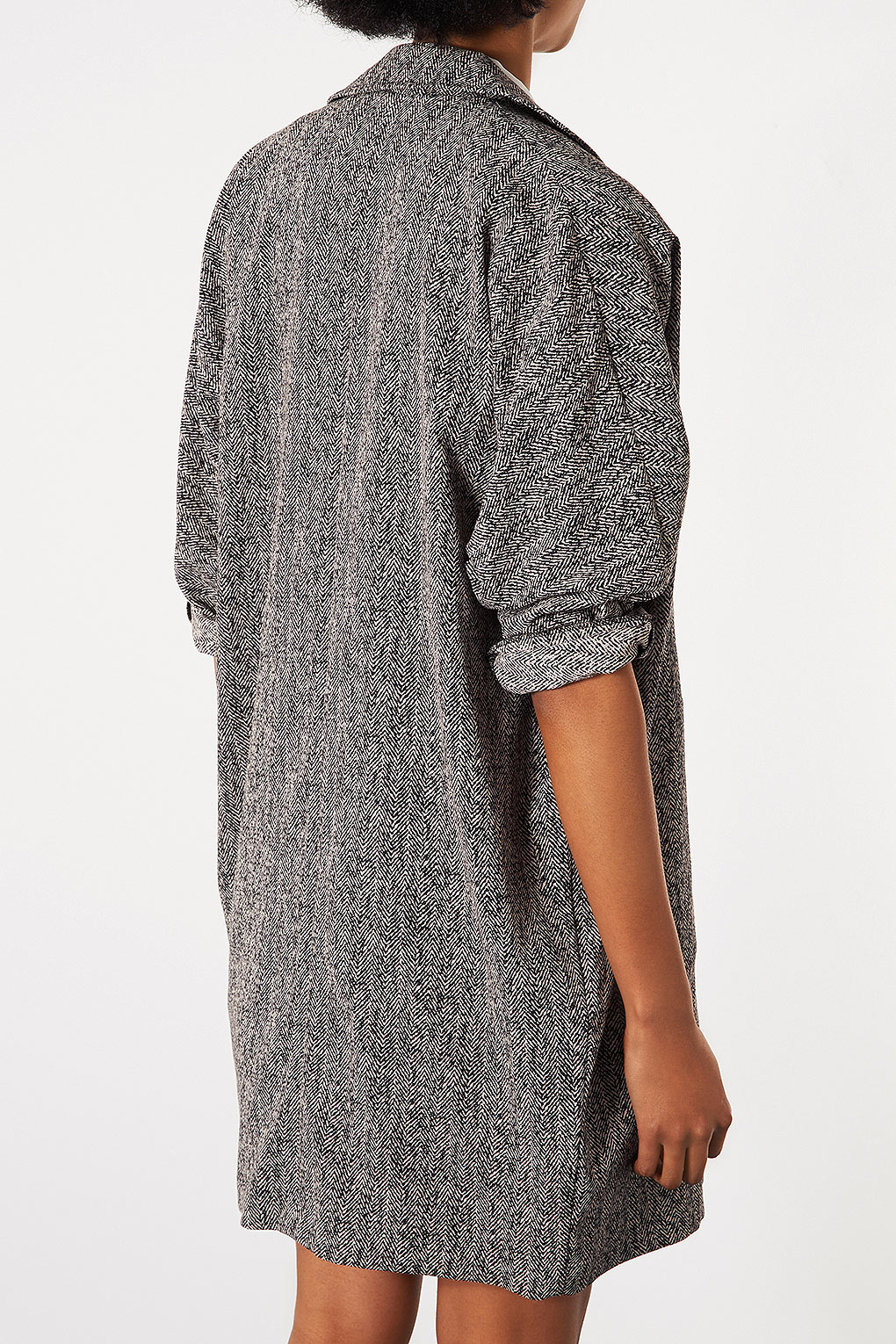 Lyst Light Weight Duster Coat in Gray