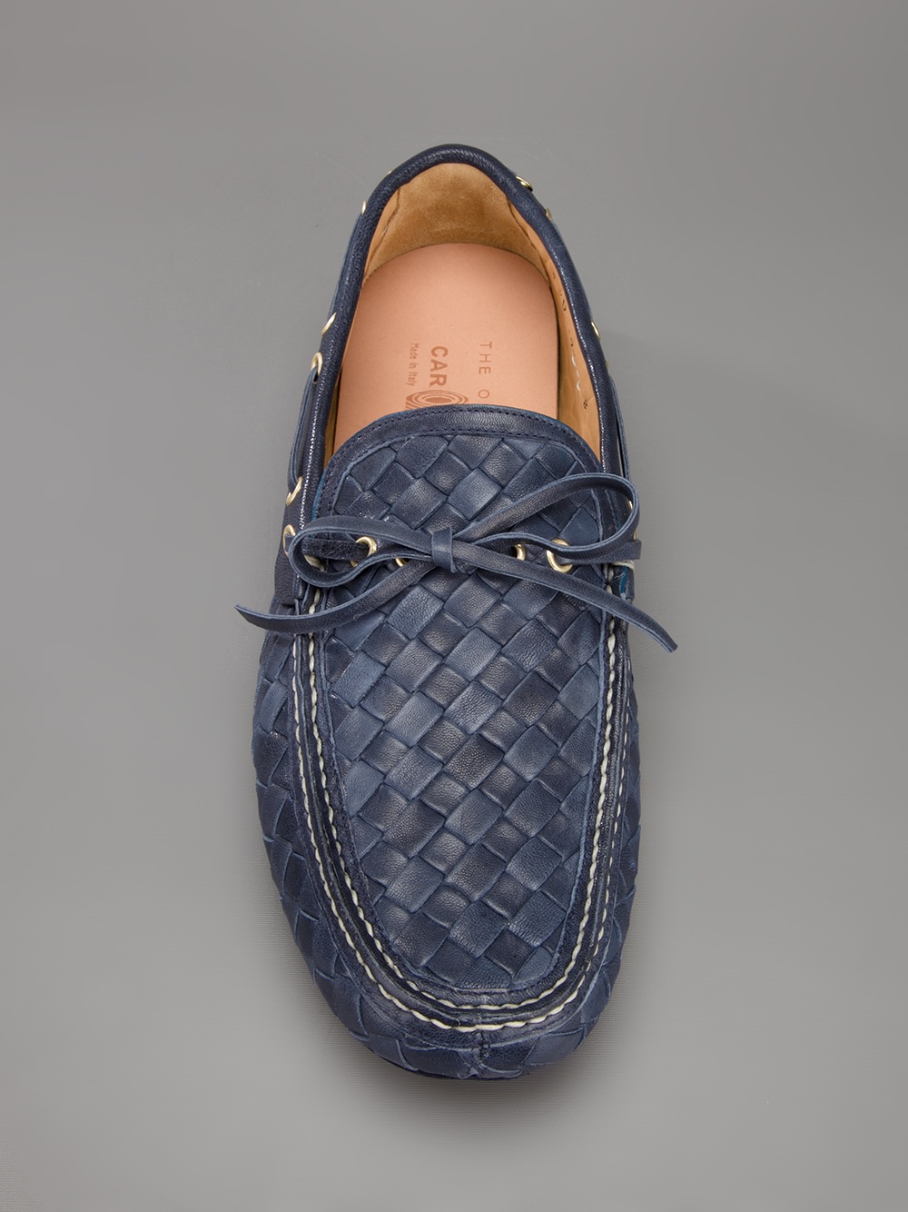 Lyst Car Shoe Woven Driving Loafer Shoe in Blue for Men