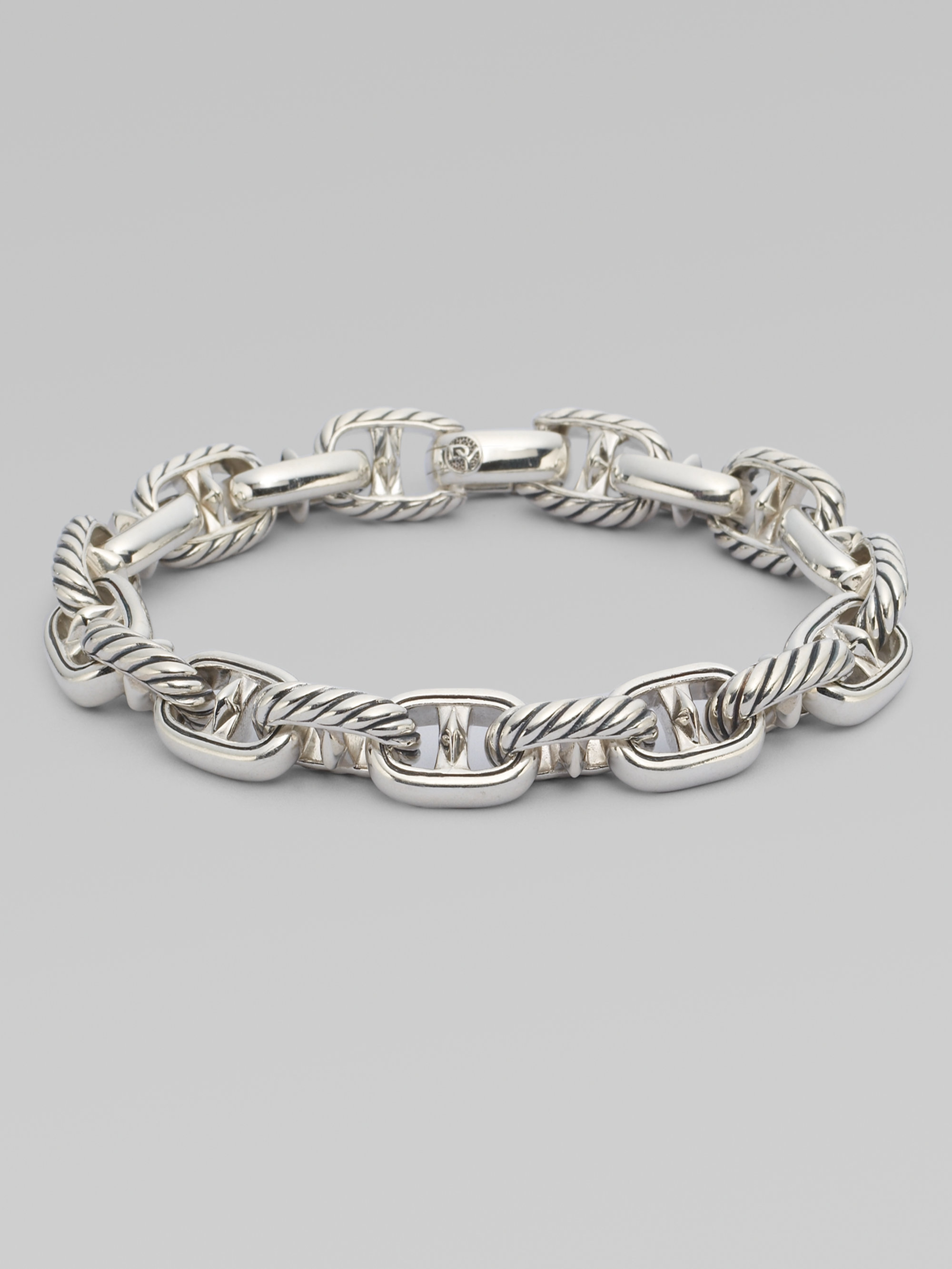 David Yurman Anchor Link Bracelet in Silver for Men | Lyst