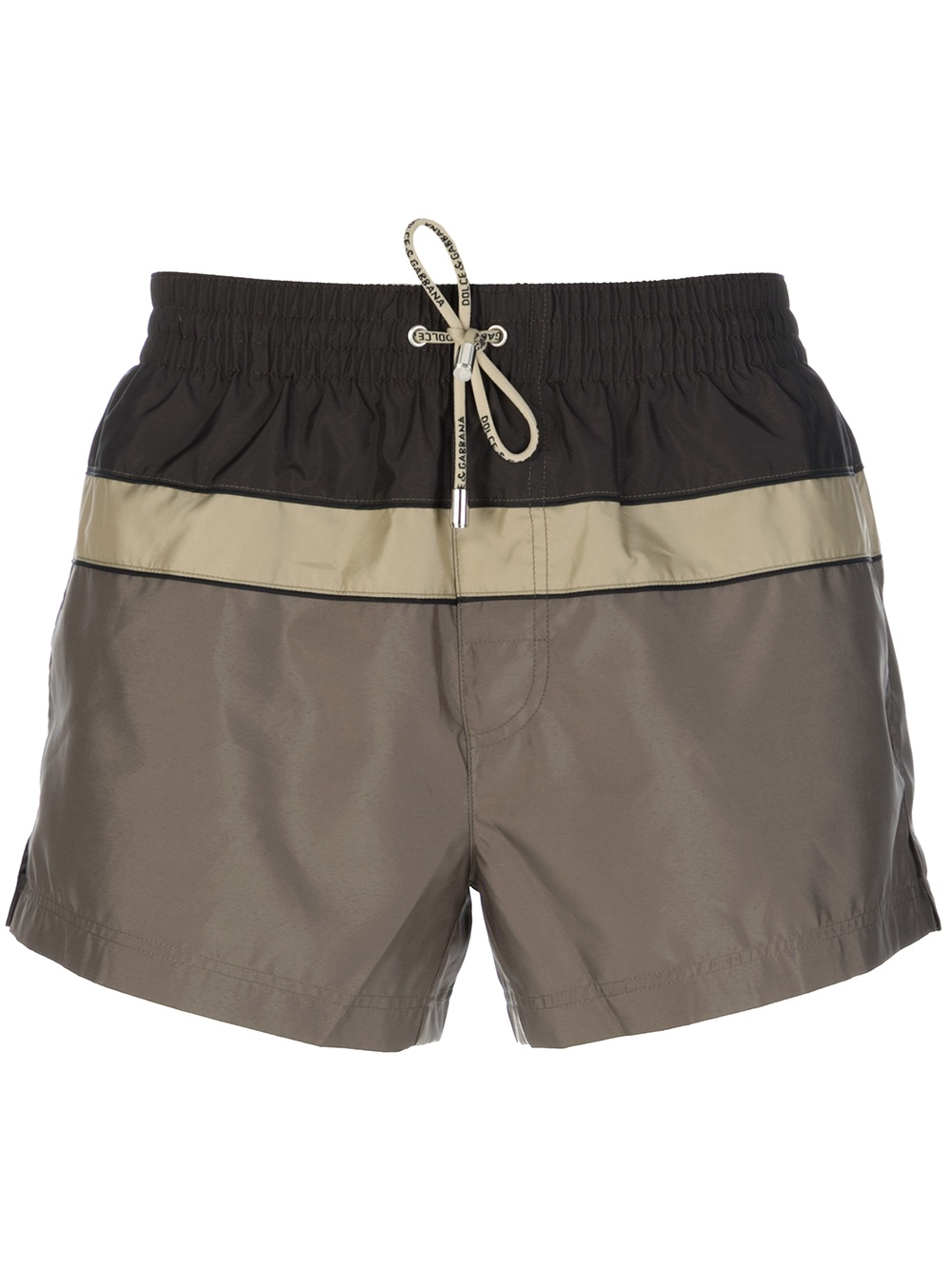 Dolce & Gabbana Swim Shorts in Brown for Men | Lyst