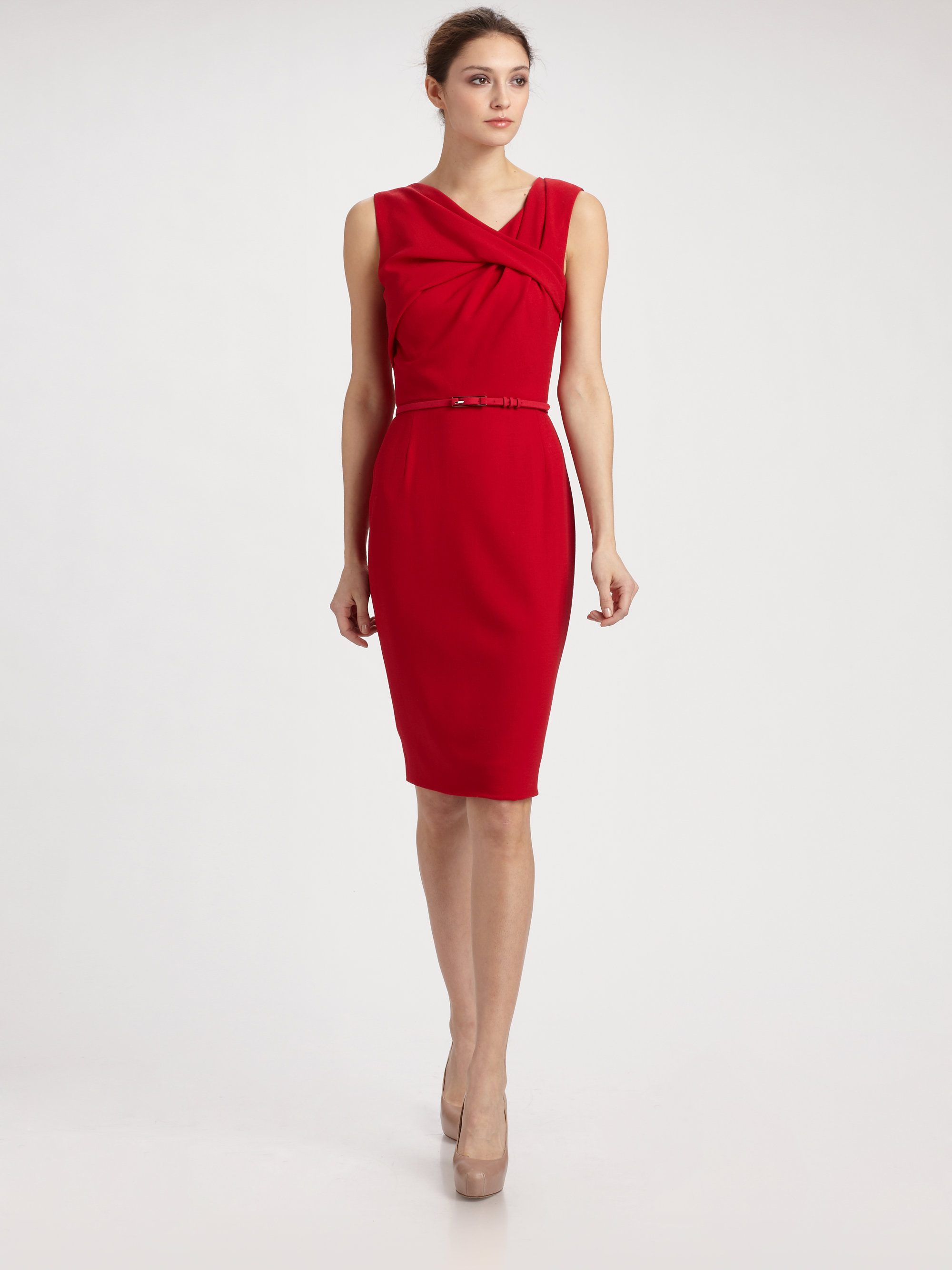 carolina herrera red gown