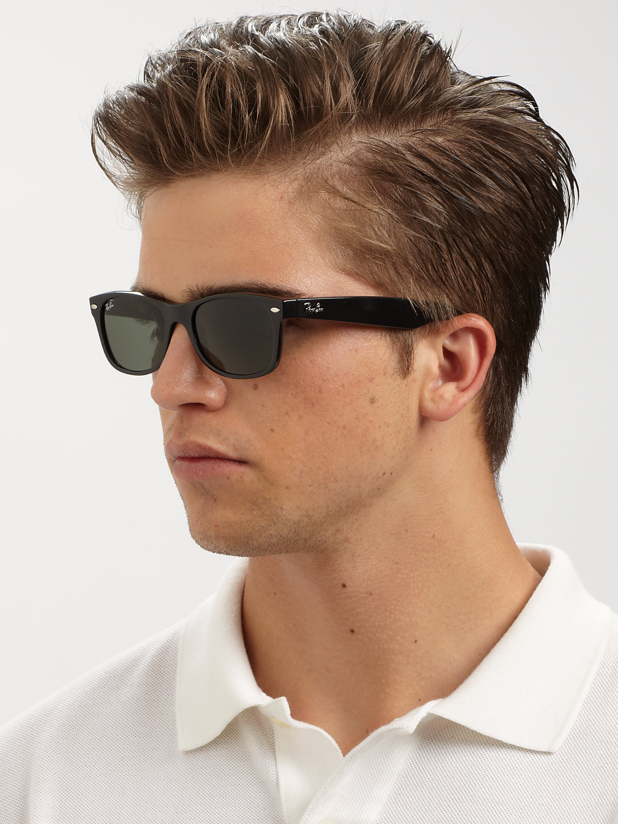 Lyst - Ray-Ban New Wayfarer Sunglasses in Black for Men