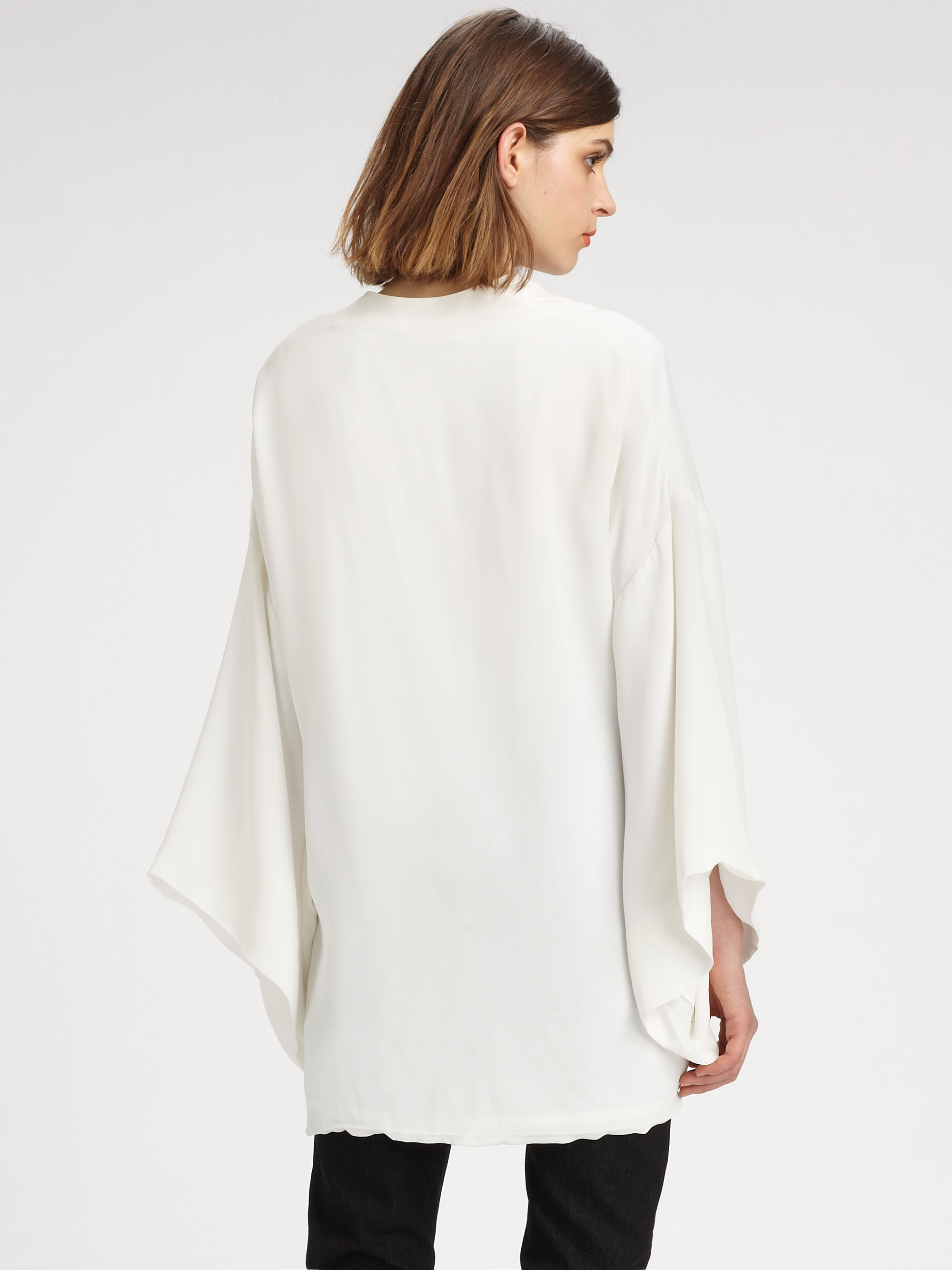 Lyst - Blk Dnm Kimono Jacket in White