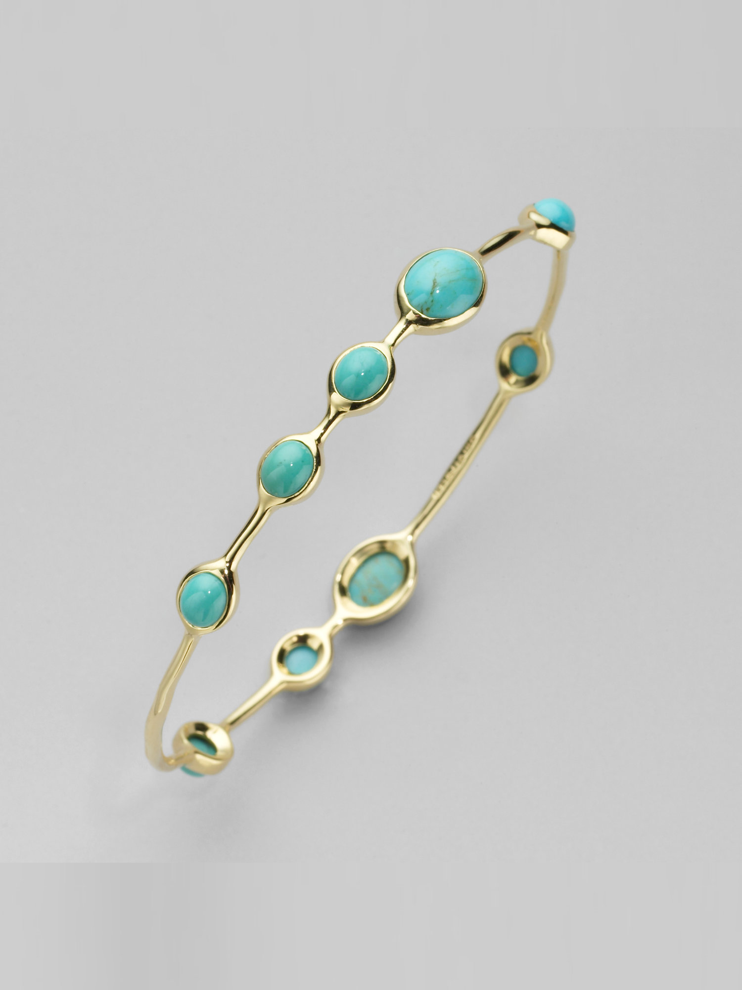 Lyst Ippolita Rock Candy Turquoise 18k Yellow Gold Station Gallery