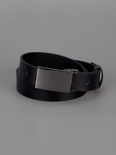 Givenchy Logo Buckle Belt in Black for Men | Lyst