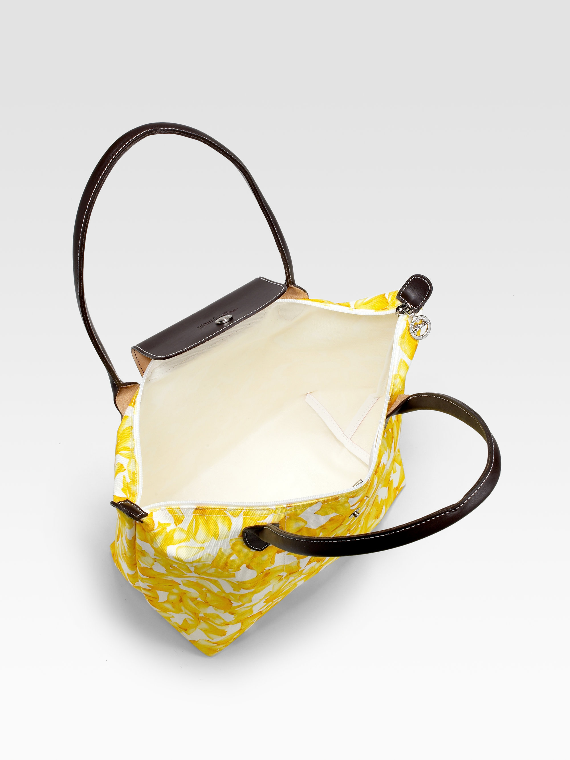Lyst - Longchamp Darshan Small Tote in Yellow