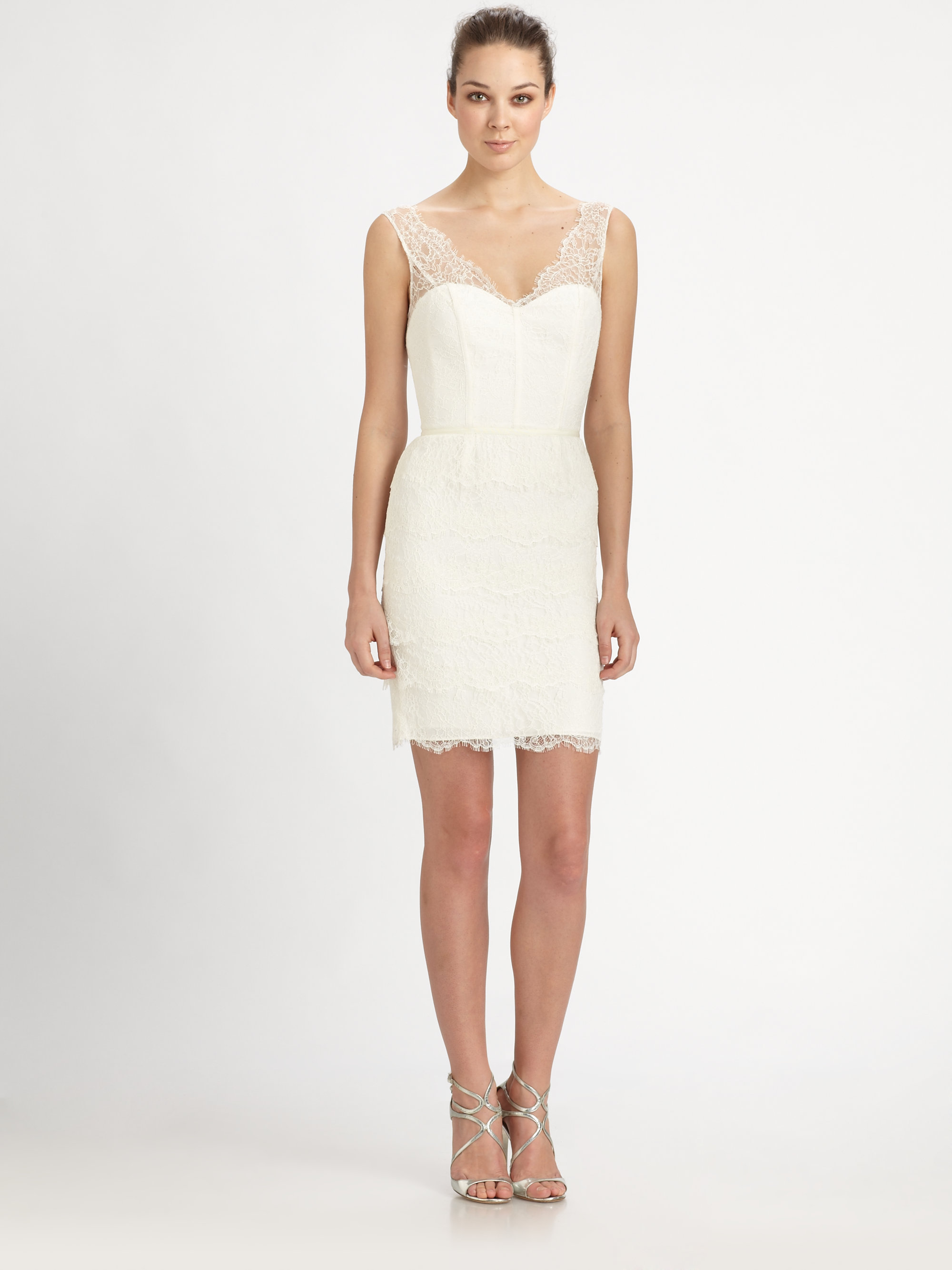 White Bustier Dress