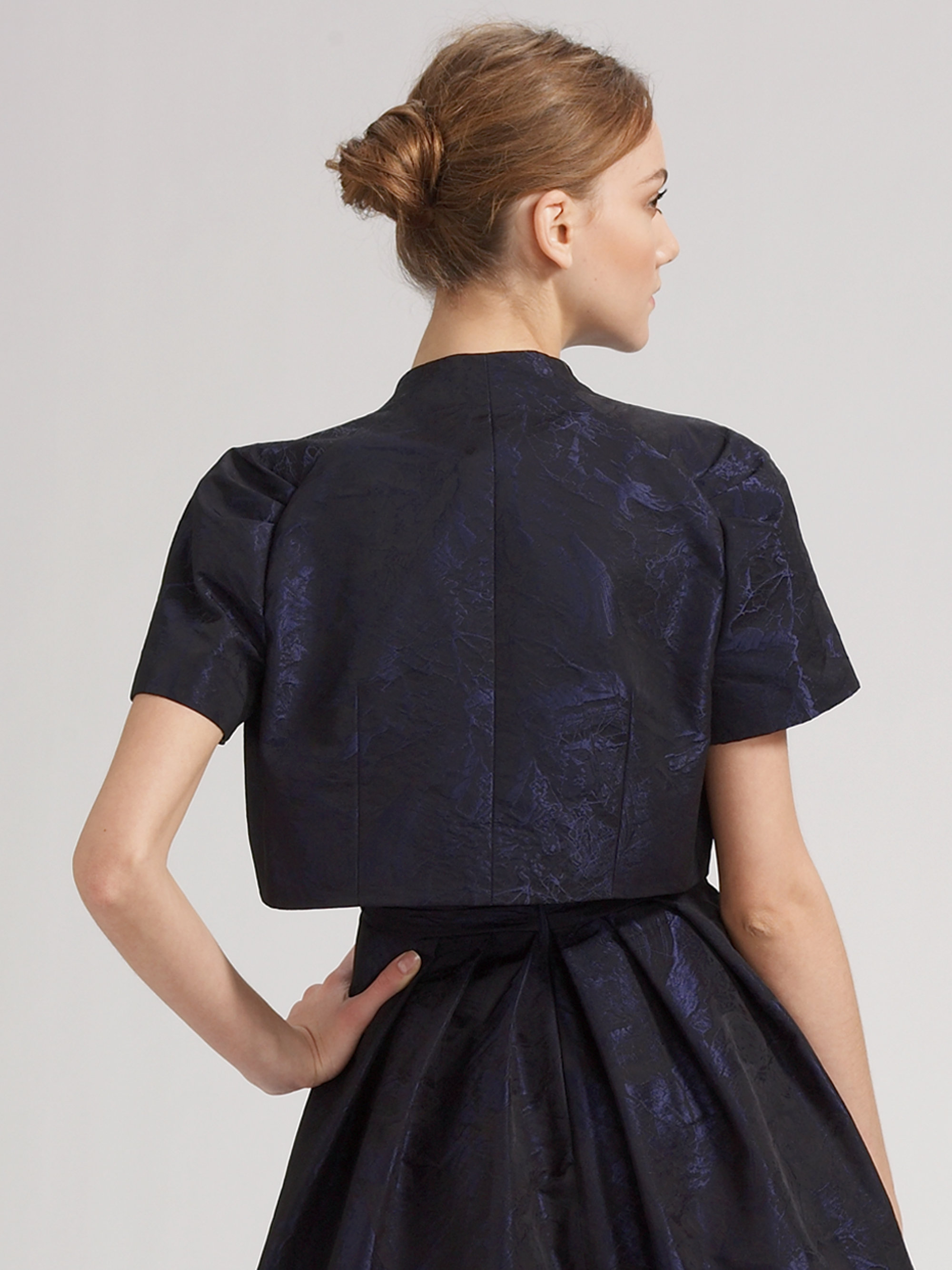 taffeta bolero jacket