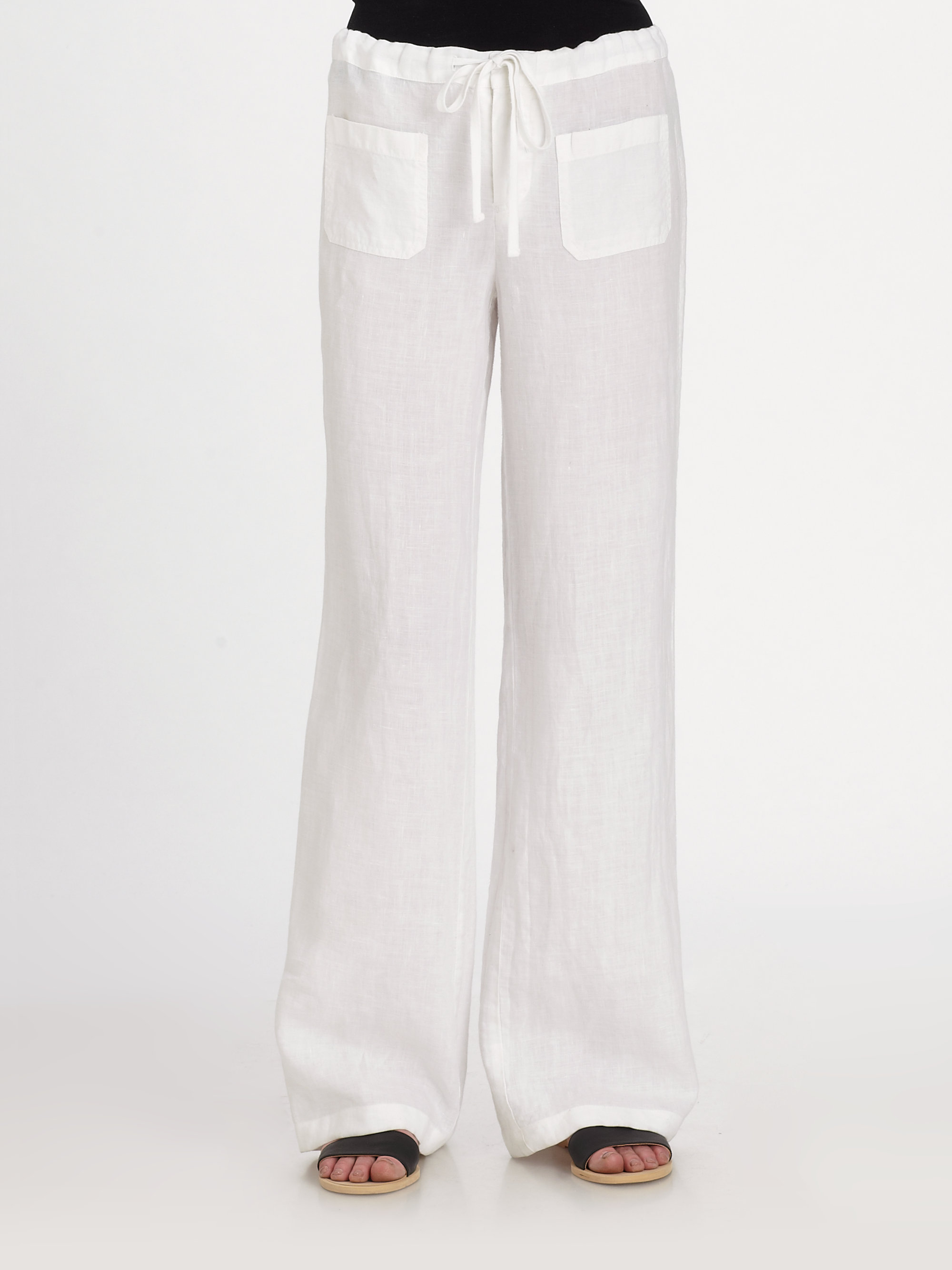 White Beach Linen Pants Cheaper Than Retail Price Buy Clothing 