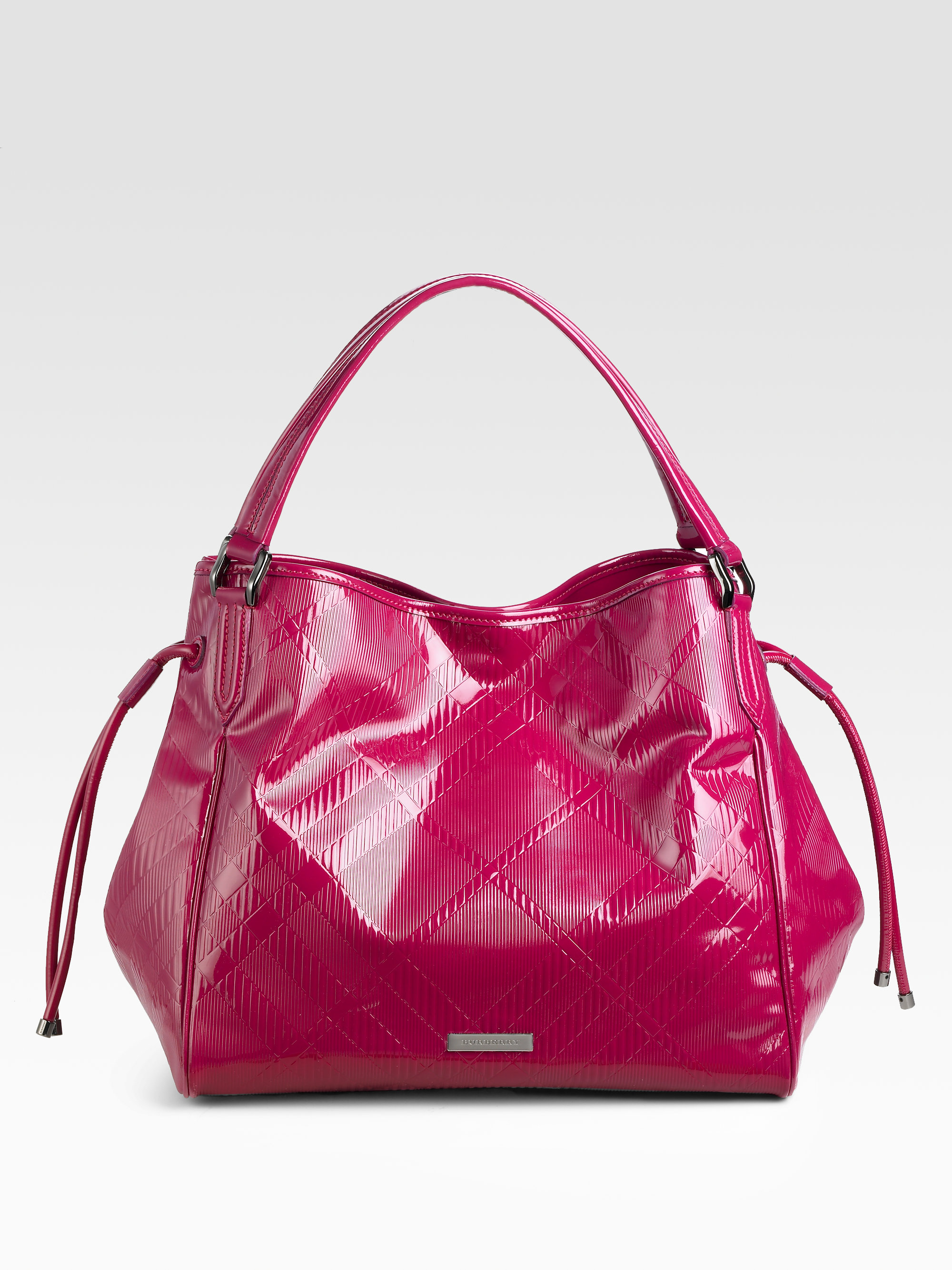 burberry red leather handbag