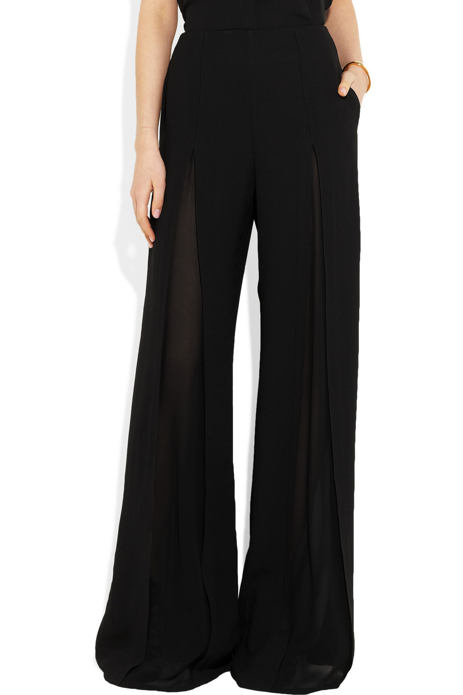 Lyst Sass And Bide As Light As Air Crepe Palazzo Pants In Black