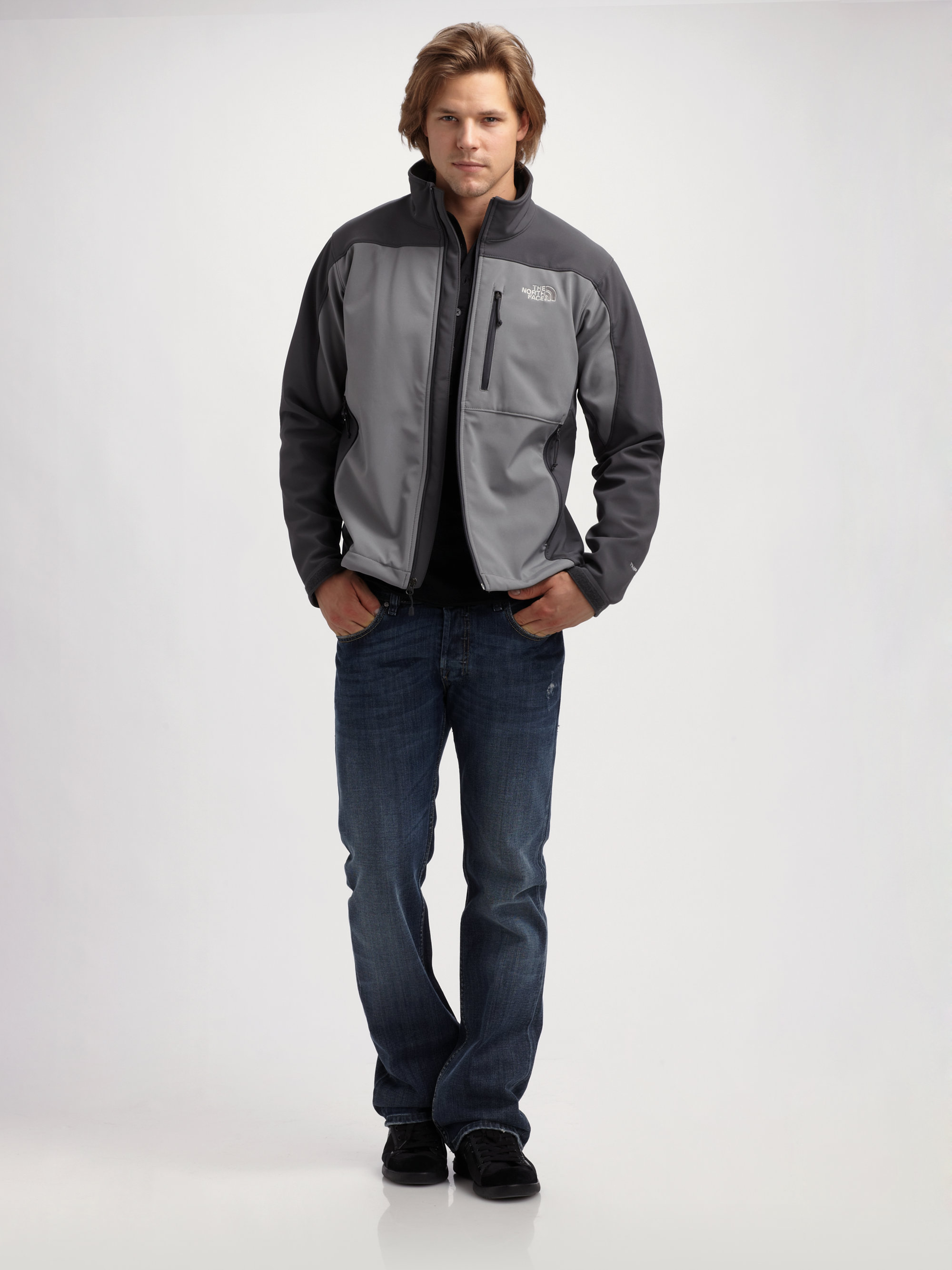 Lyst The North Face Apex Bionic Jacket in Gray for Men