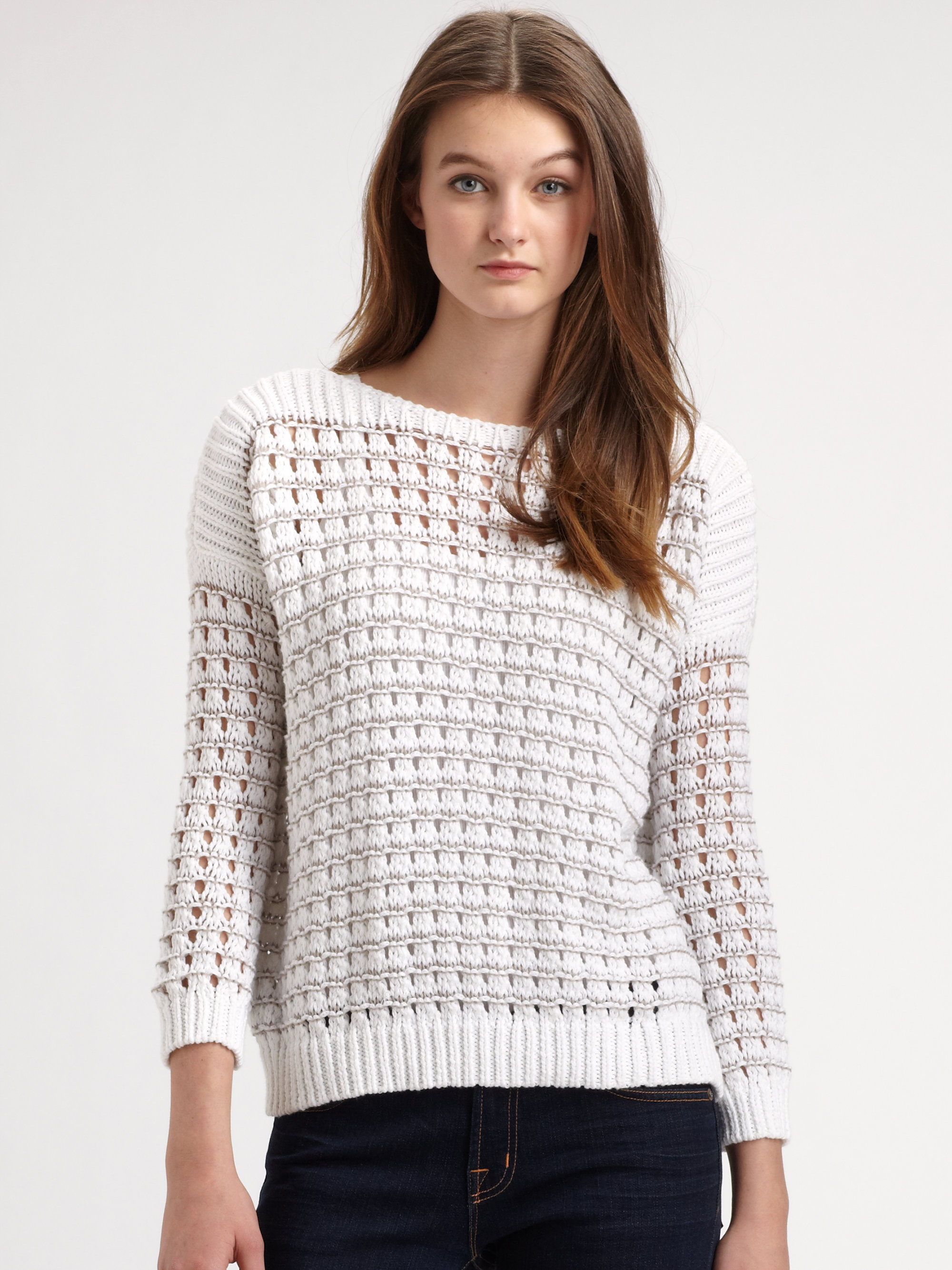Open Weave Sweaters for Women