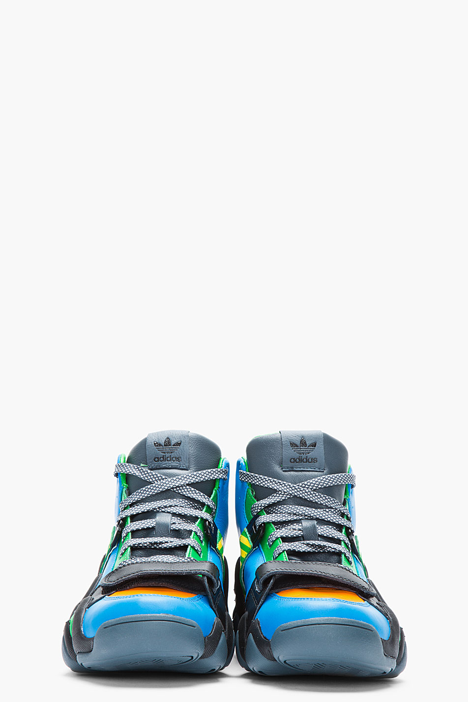 Lyst Opening Ceremony Blue and Green Leather Crazy 8