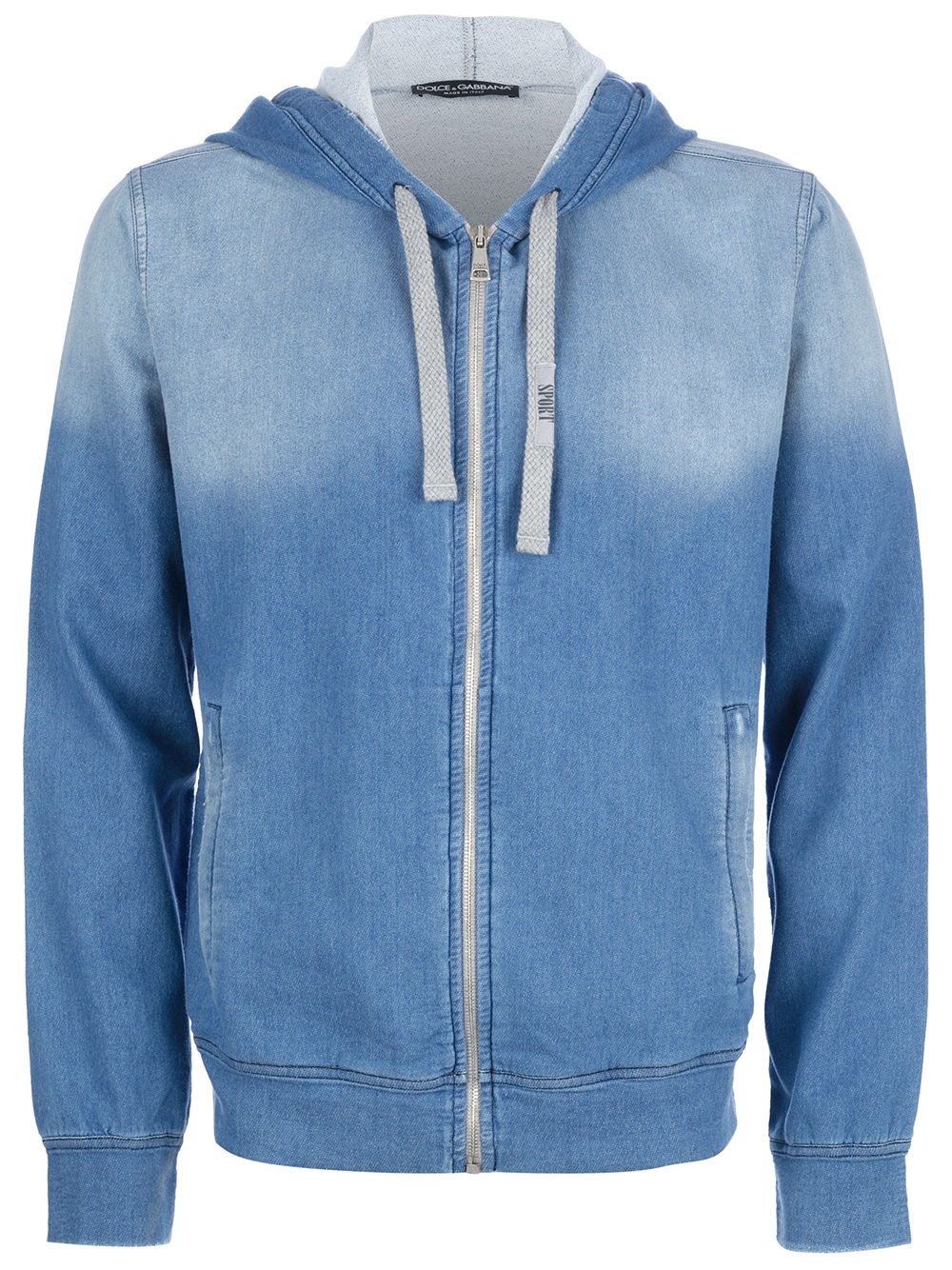 Dolce & Gabbana Denim Hoodie in Blue for Men (denim) | Lyst