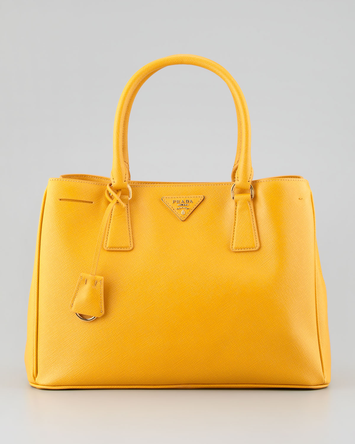 Lyst Prada Saffiano Lady Tote Bag Bright Yellow In Gallery
