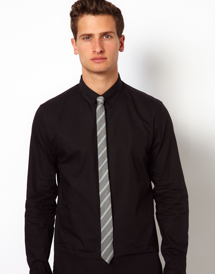 black and smart shirt