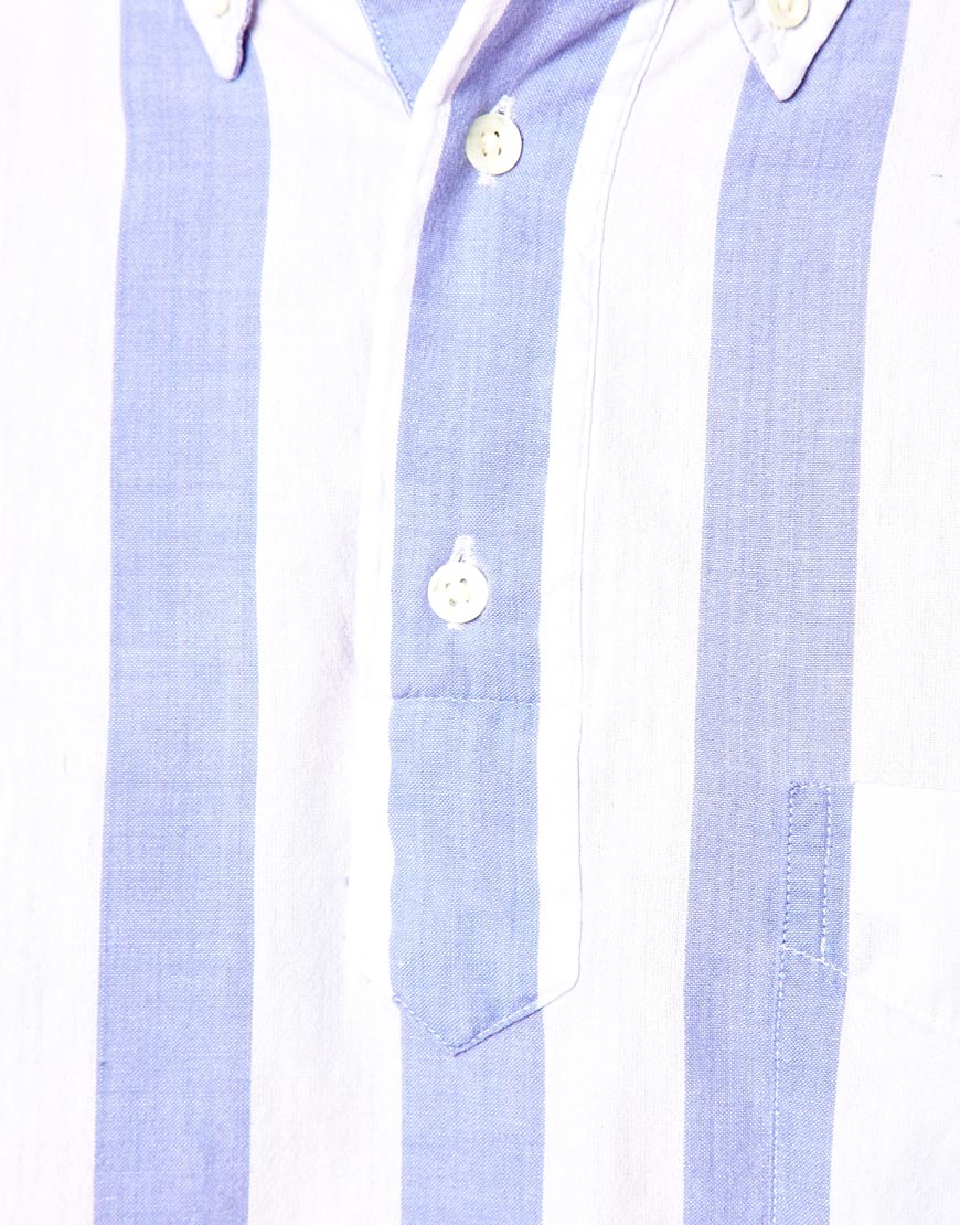 gant blue and white striped shirt