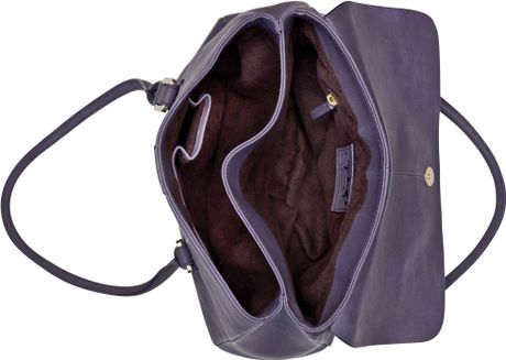 Paul Costelloe Rose Shoulder Handbag in Gray (purple) | Lyst