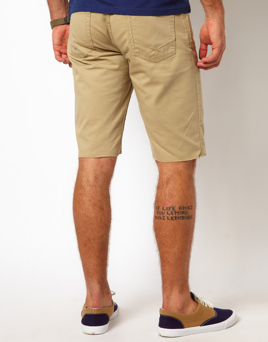 Lyst - Vans Chino Shorts Covina Washed Twill in Natural for Men