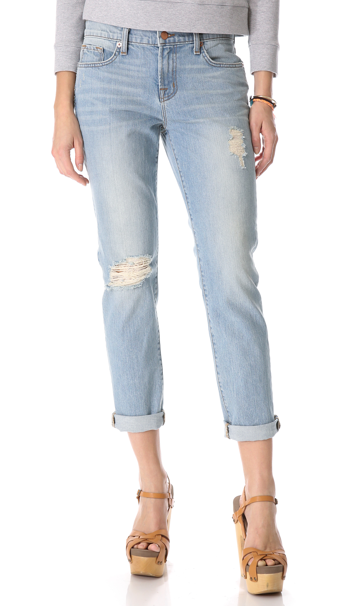 Lyst - J Brand Aidan Slouchy Boyfriend Jeans in Blue