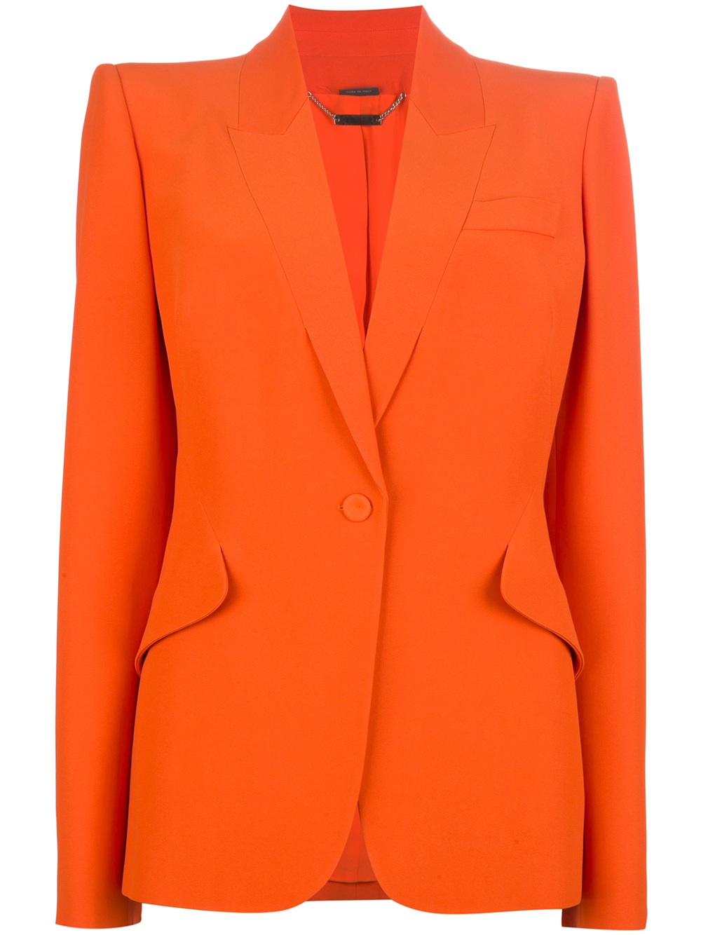 Alexander mcqueen Bright Blazer in Orange Lyst