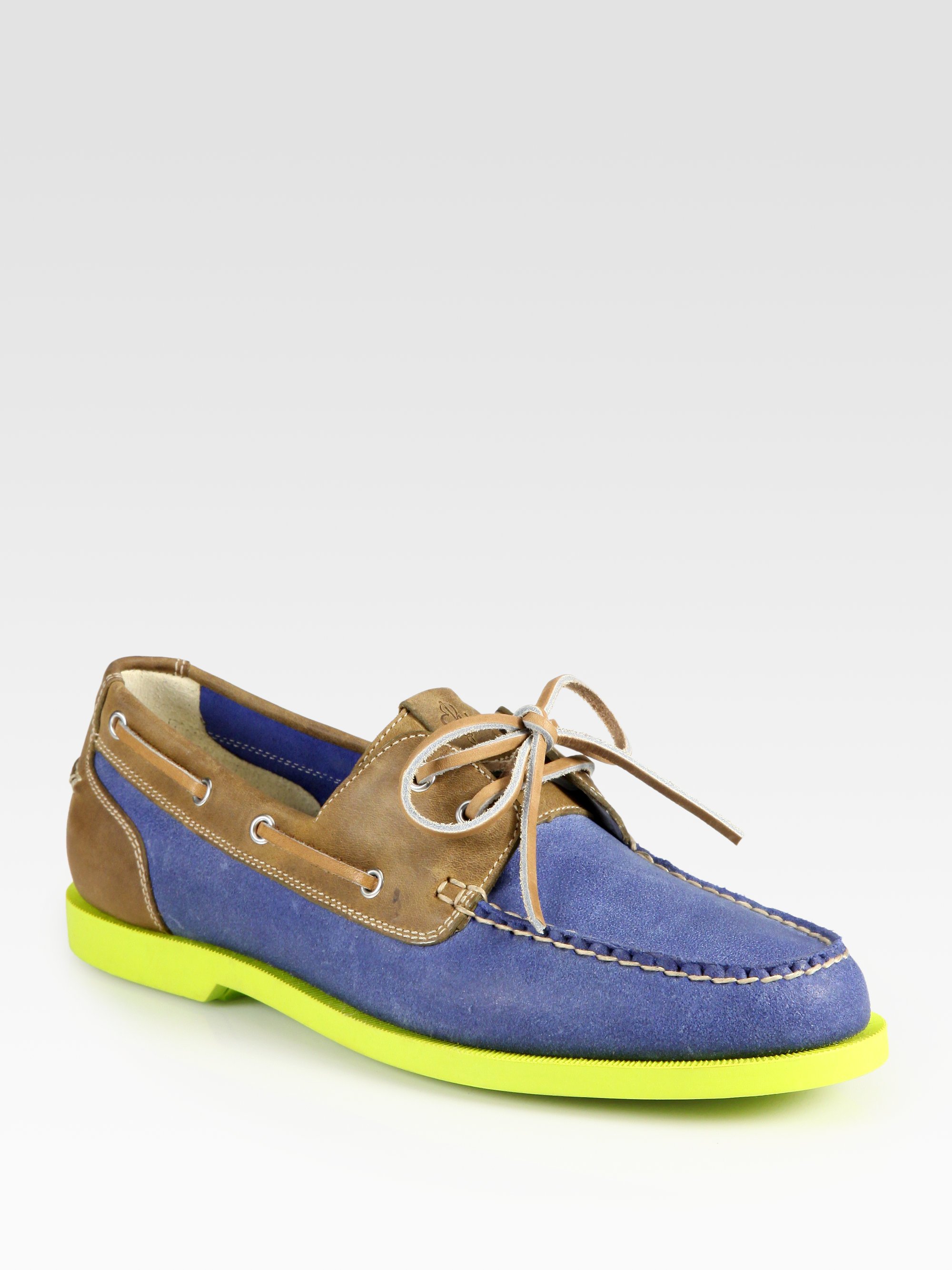 Cole Haan Air Yacht Club Boat Shoes in Blue for Men Lyst