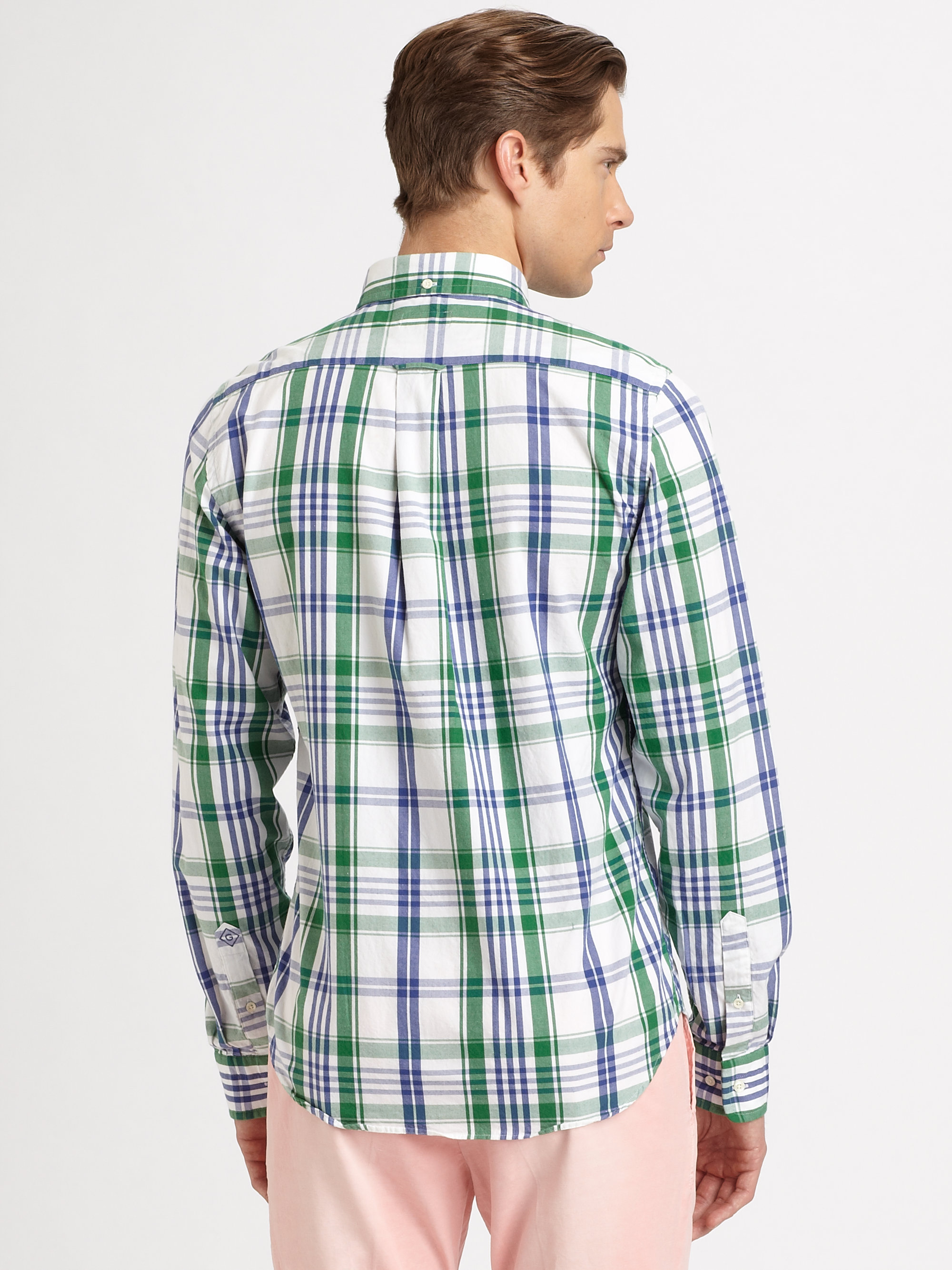 mens scotch plaid shirt