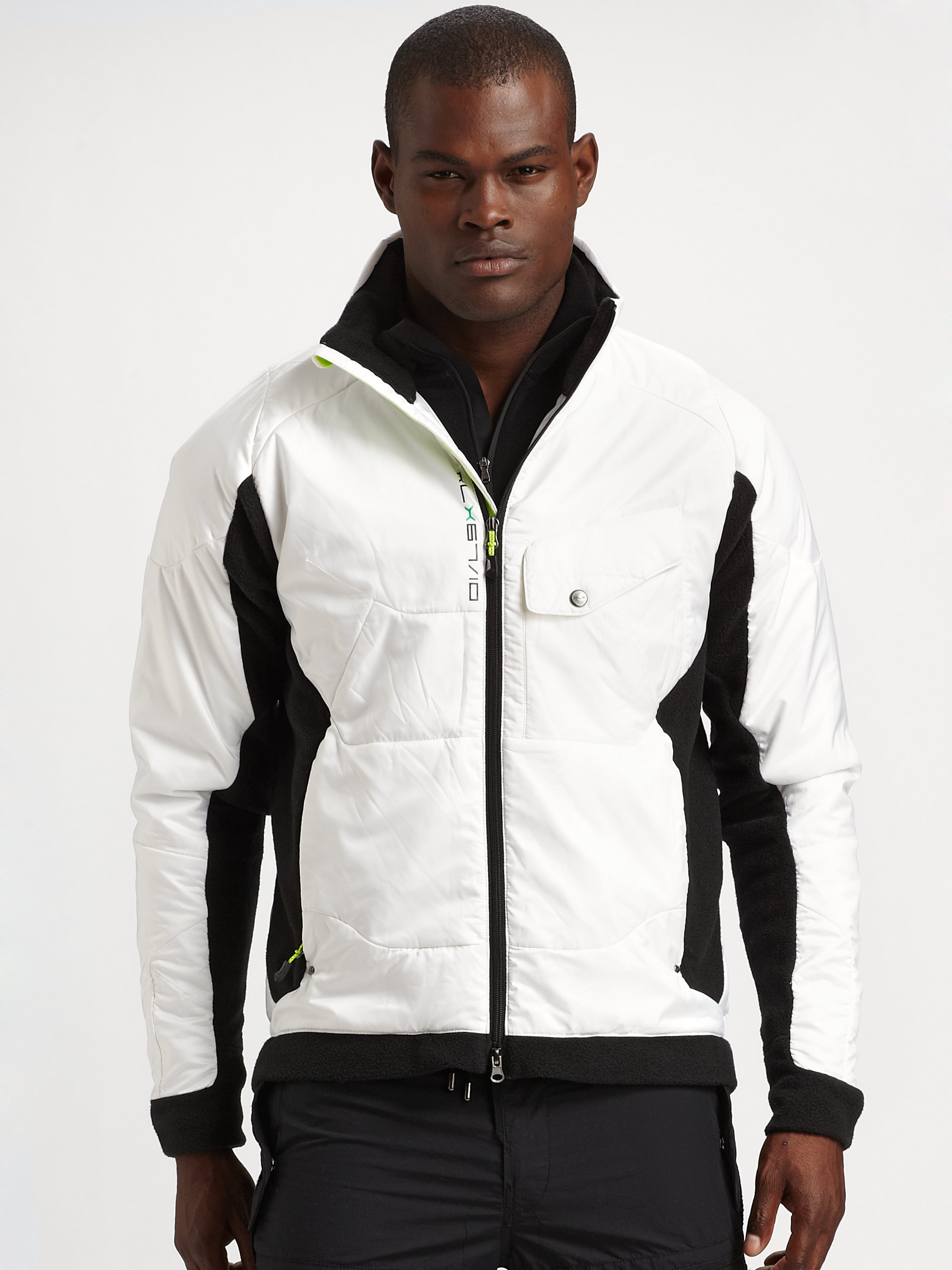 Rlx Ralph Lauren Encome Ripstop Jacket in White for Men | Lyst
