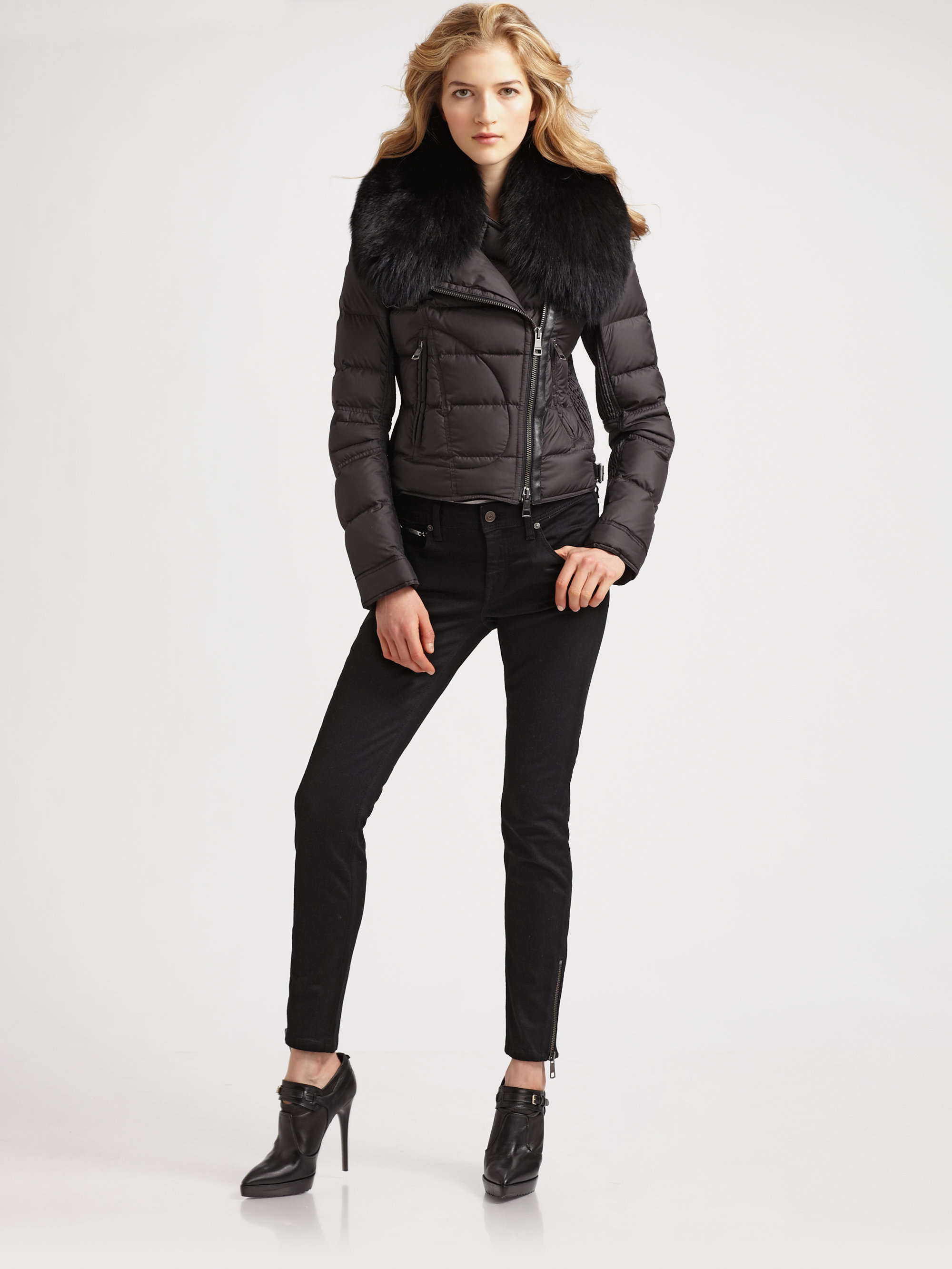 burberry brit puffer jacket