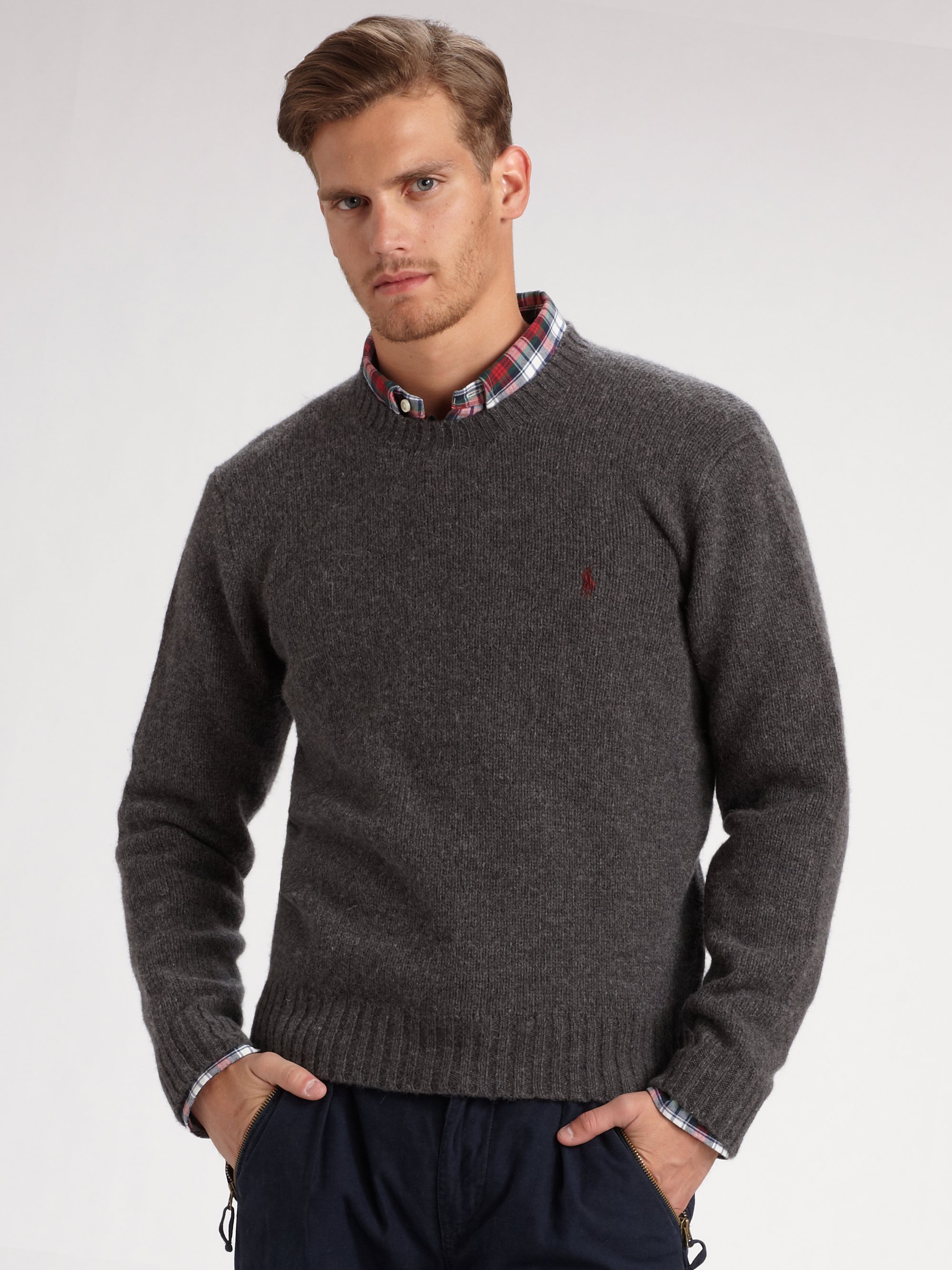 Sweater And Polo Shirt