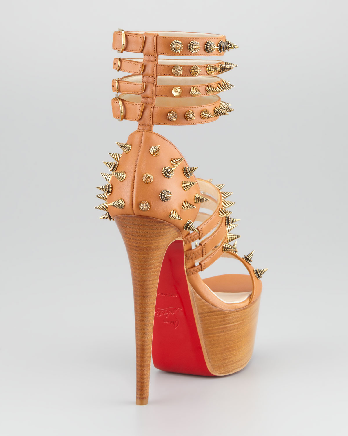 christian louboutin platform sandals Brown cheetah | cosmetics ...