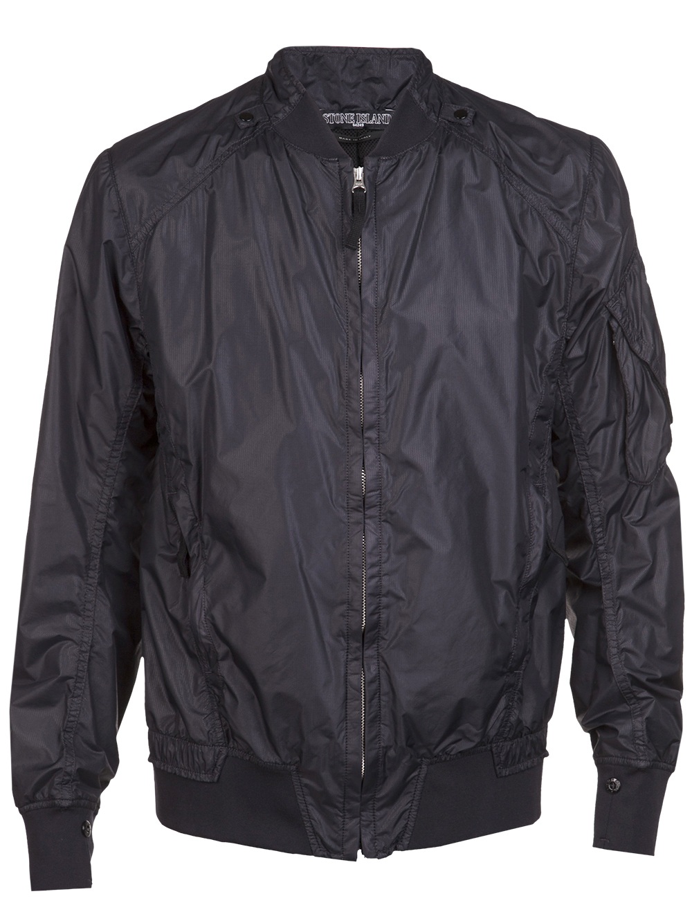 Lyst - Stone Island Windbreaker Jacket in Black for Men