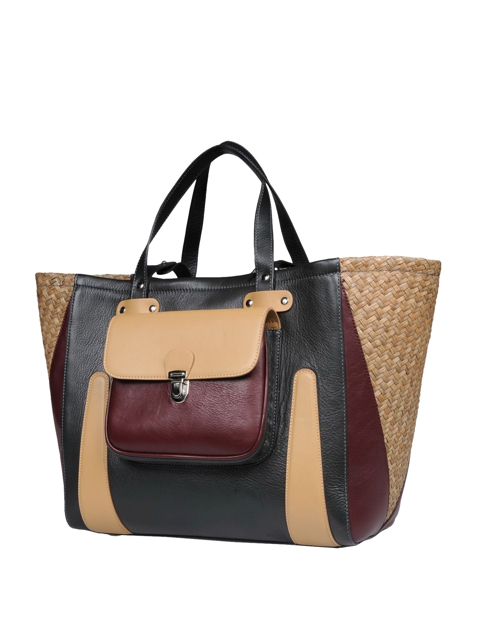 Carven Round Leather Bag in Brown | Lyst
