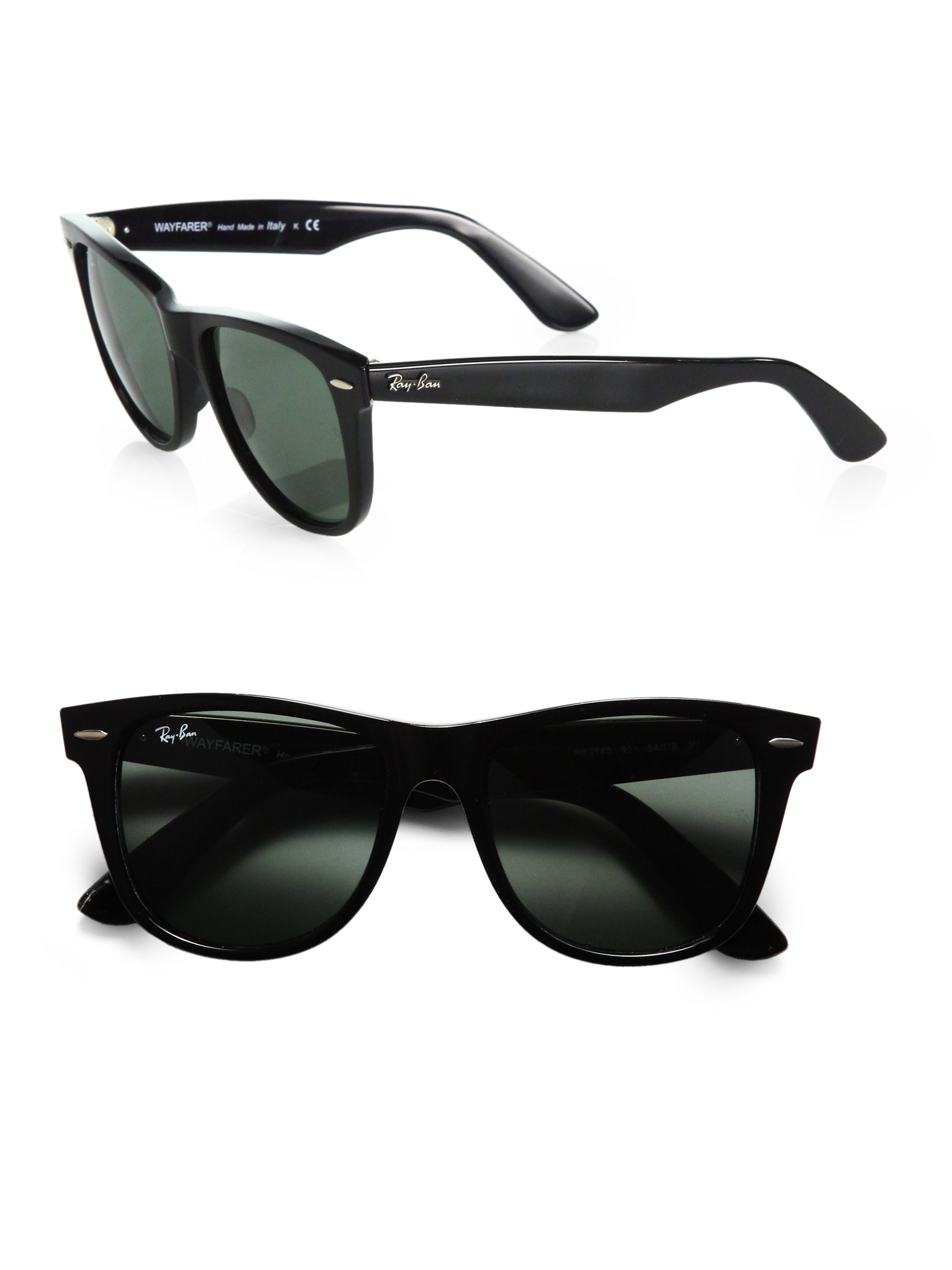 Ray-ban Classic Wayfarer Sunglasses in Black | Lyst
