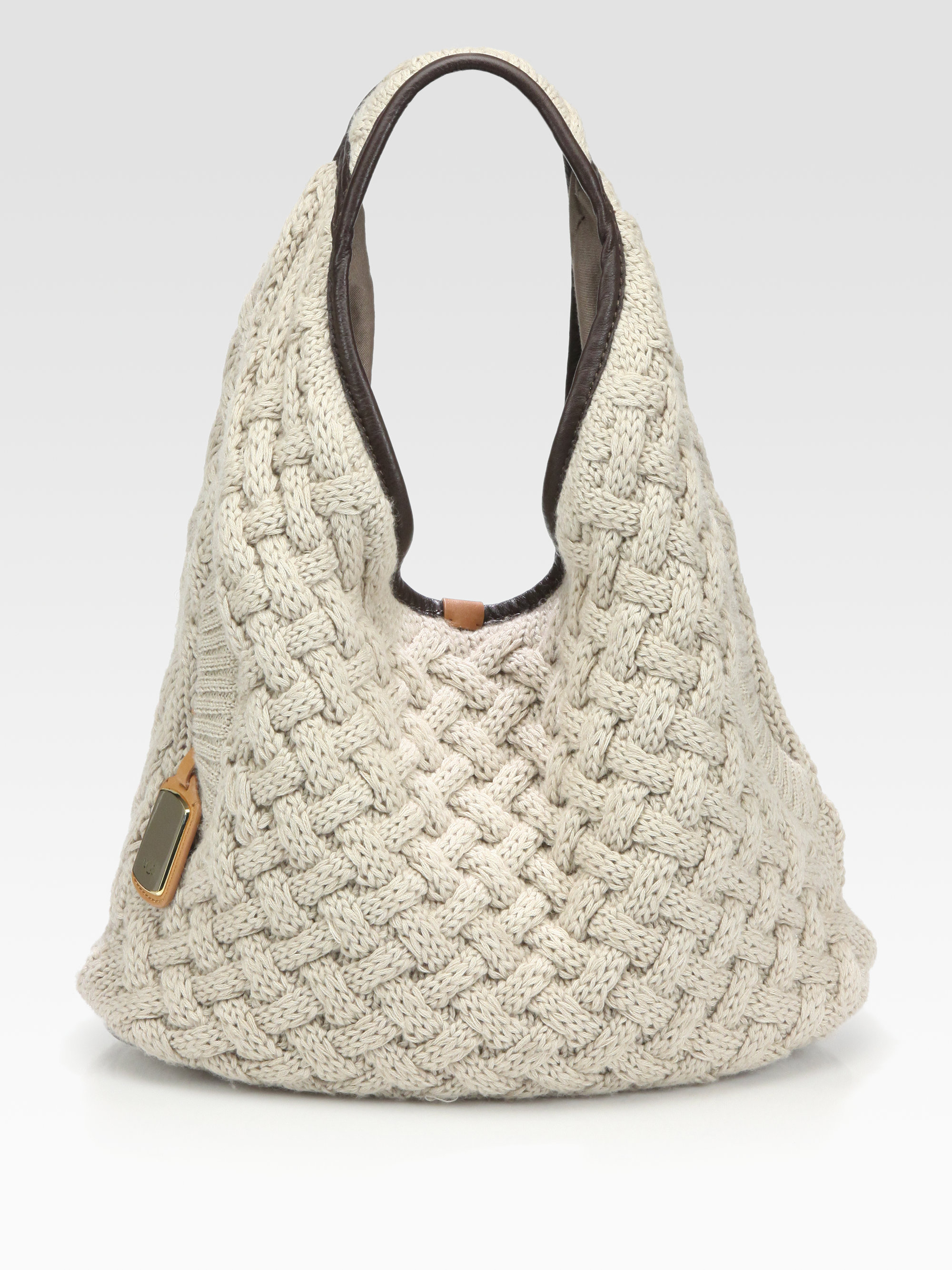 Lyst Ugg Knit Wool Hobo Bag In Natural Gallery