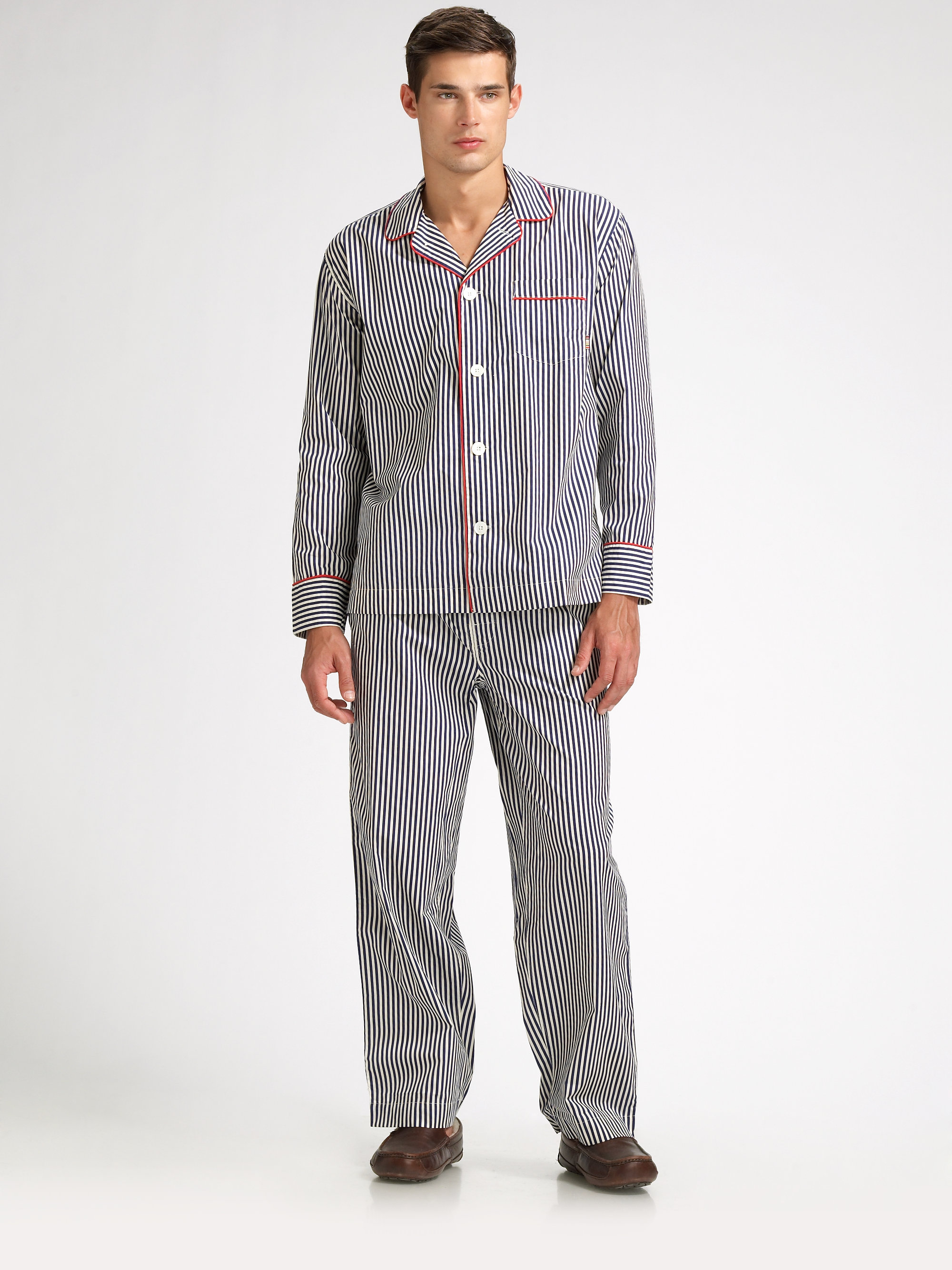 Paul Smith Striped Pajamas Set in Black for Men (navy-white) | Lyst