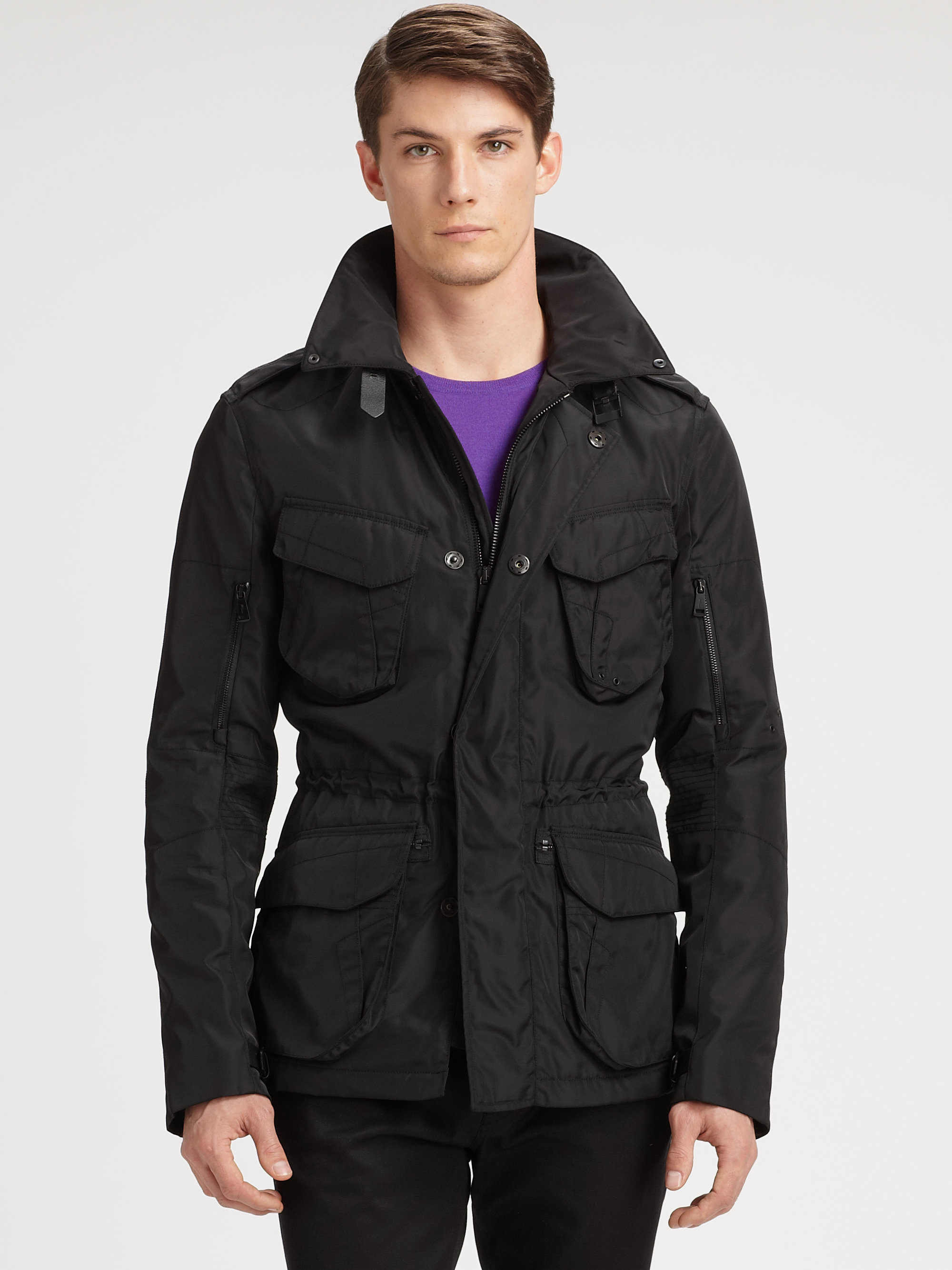 Lyst - Ralph Lauren Black Label Filled Escape Jacket in Black for Men